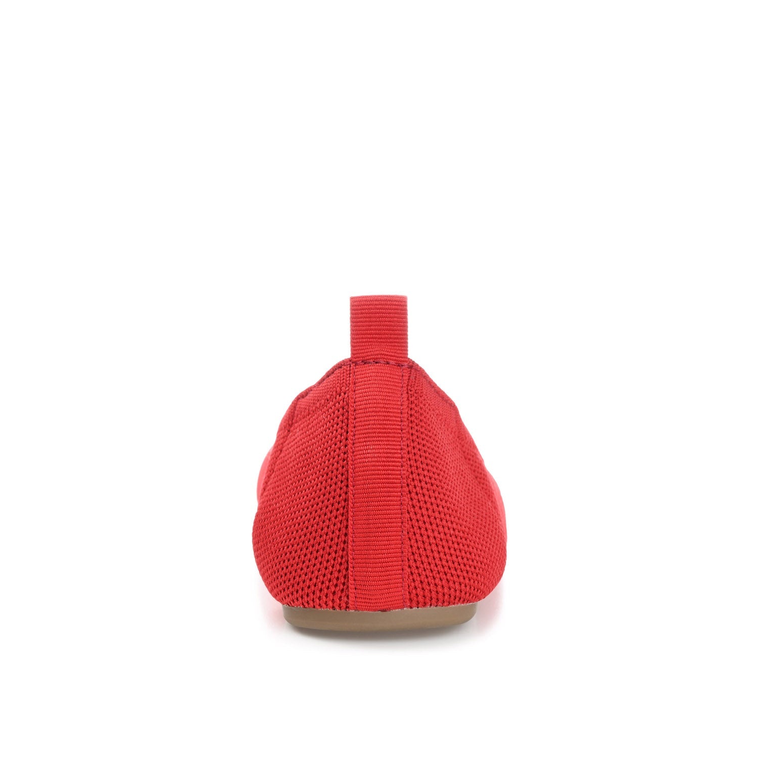 BALLET FLAT IN FABRIC (WIDE) - Red