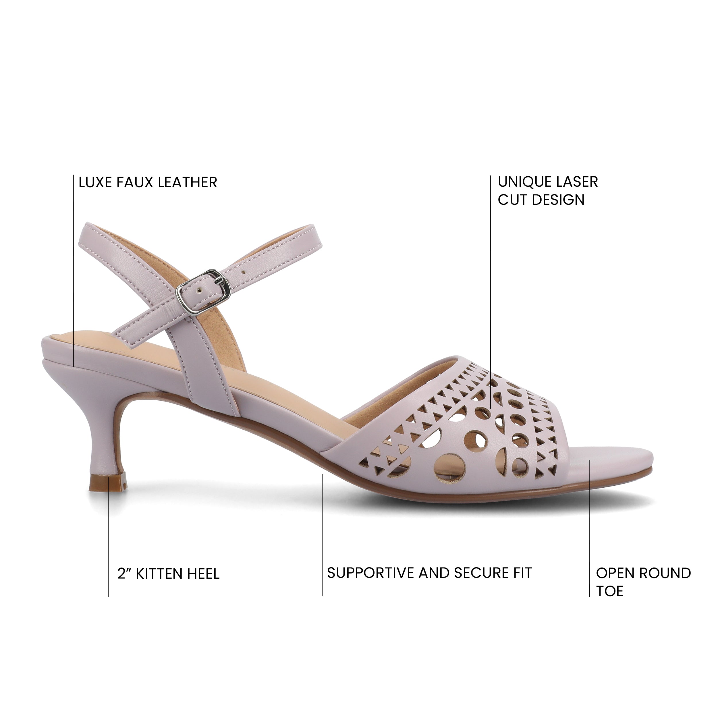 JESSLY DRESS SANDALS - Lilac