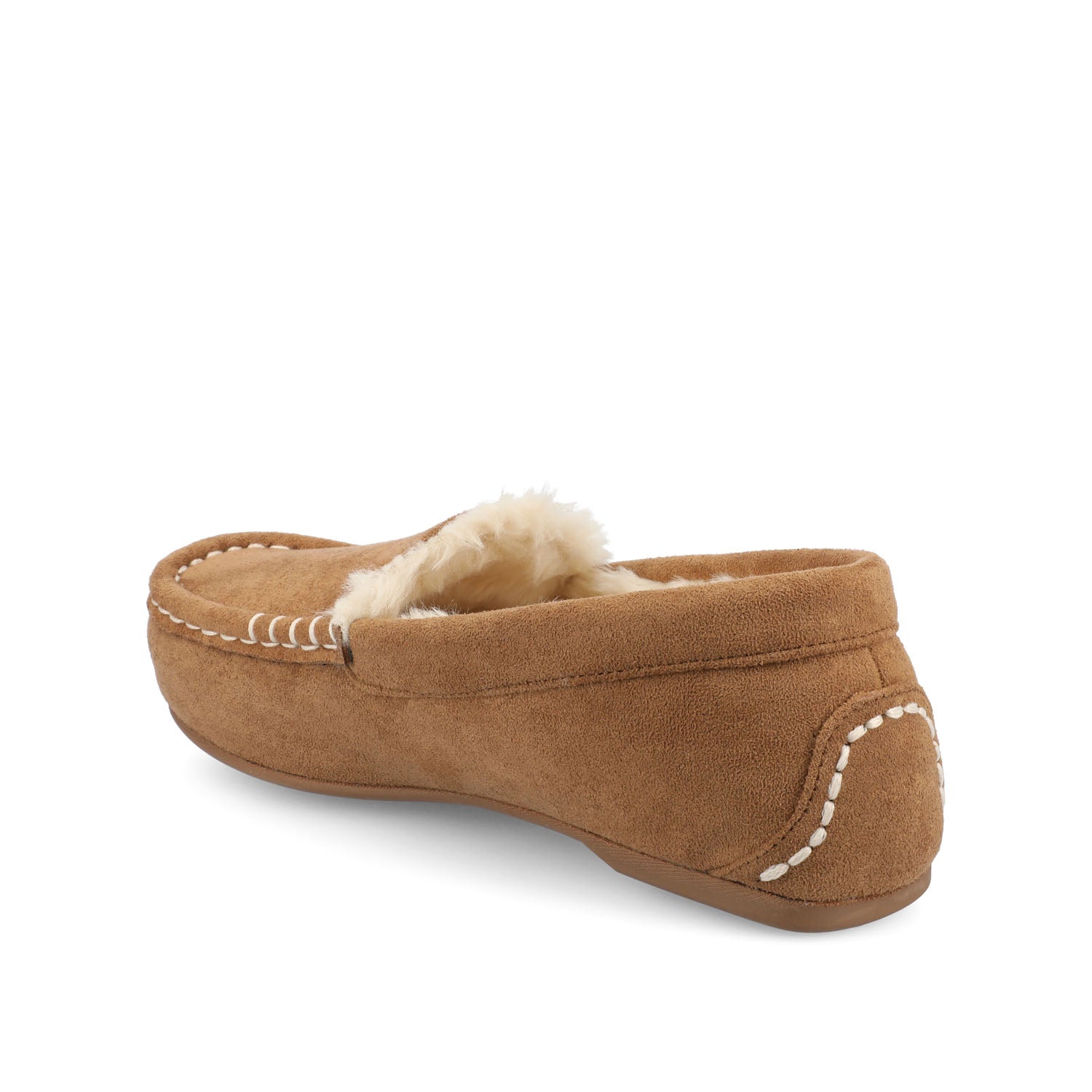 JETAH SLIPPERS IN FAUX SUEDE - Tan Faux Suede