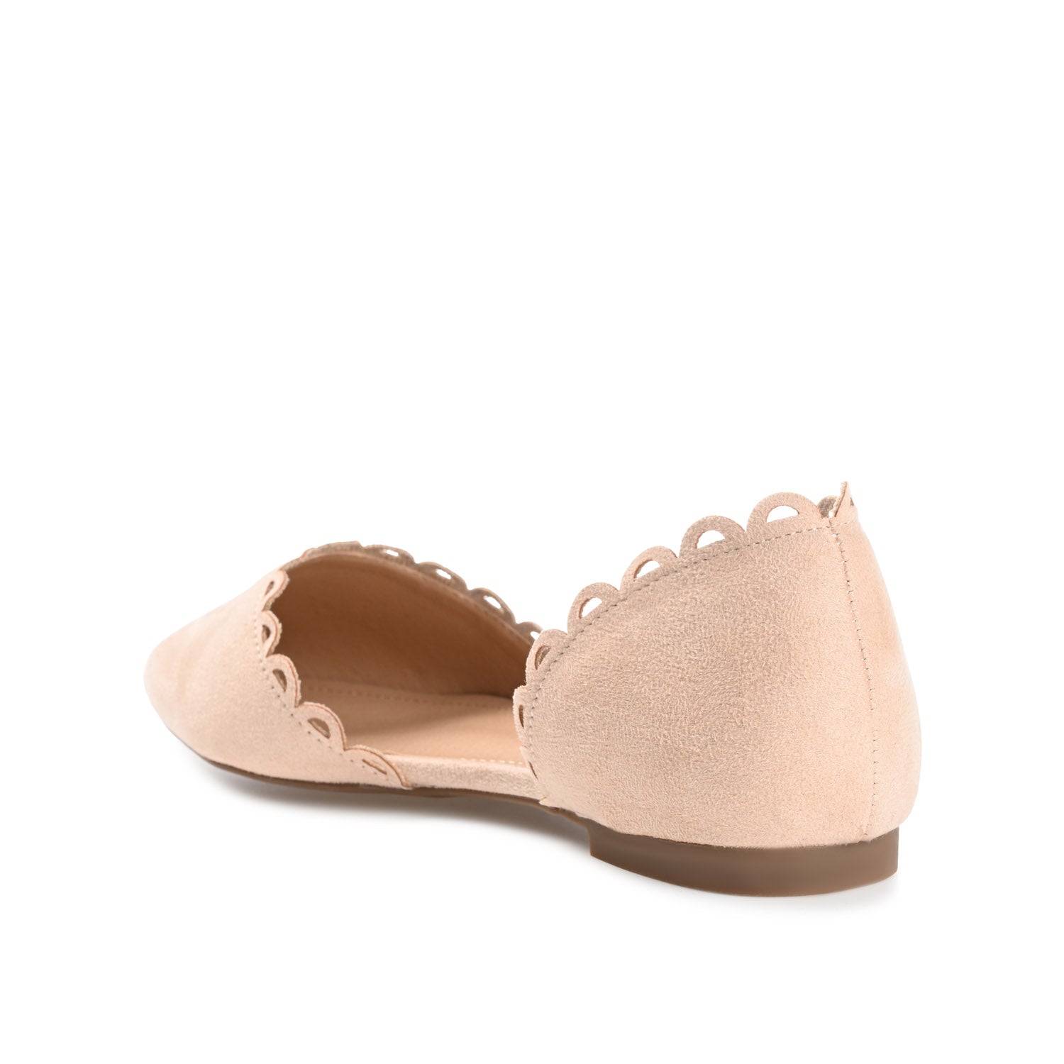 JEZLIN D'ORSAY FLATS IN FAUX SUEDE - Nude