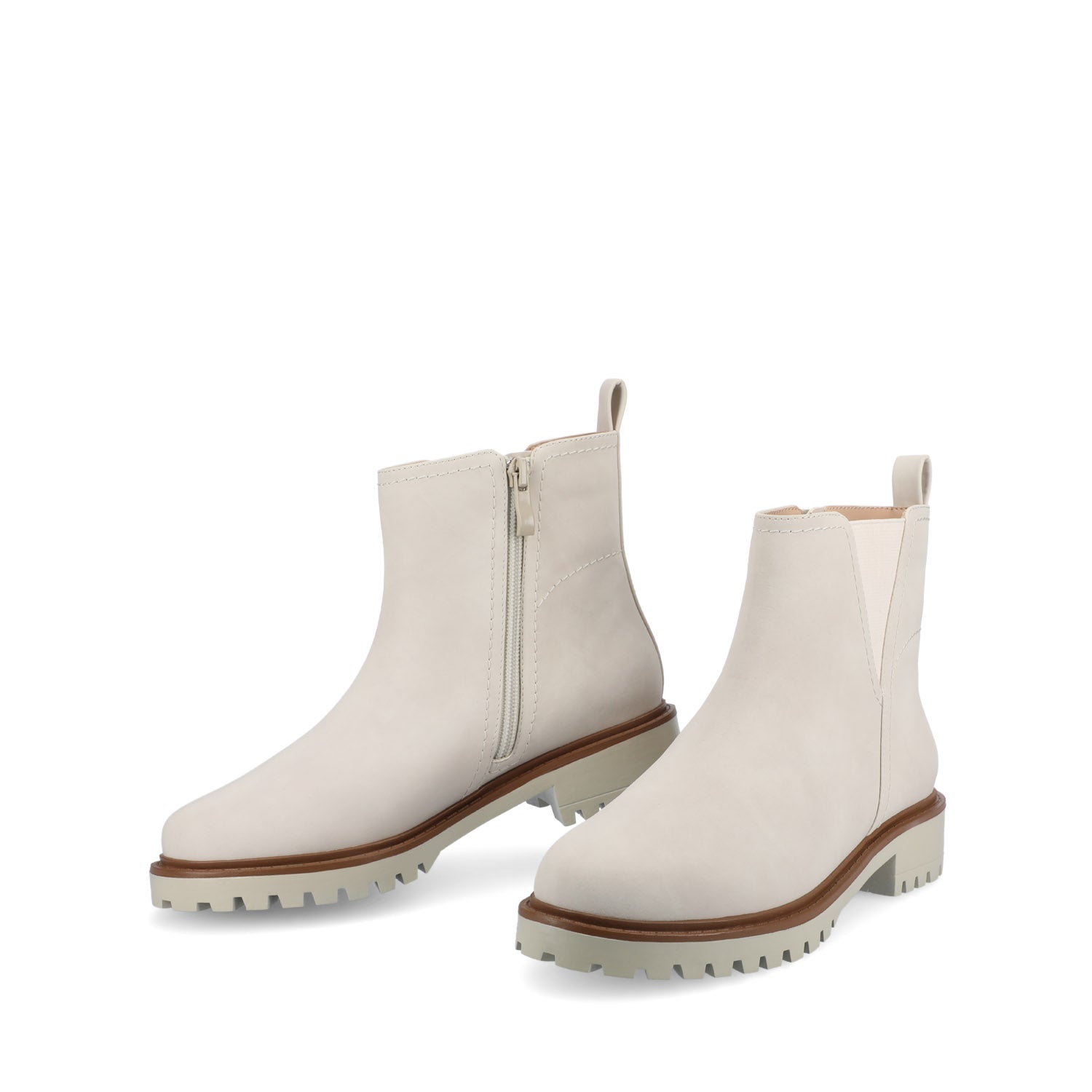 JUNNAH CHELSEA BOOTS - Bone