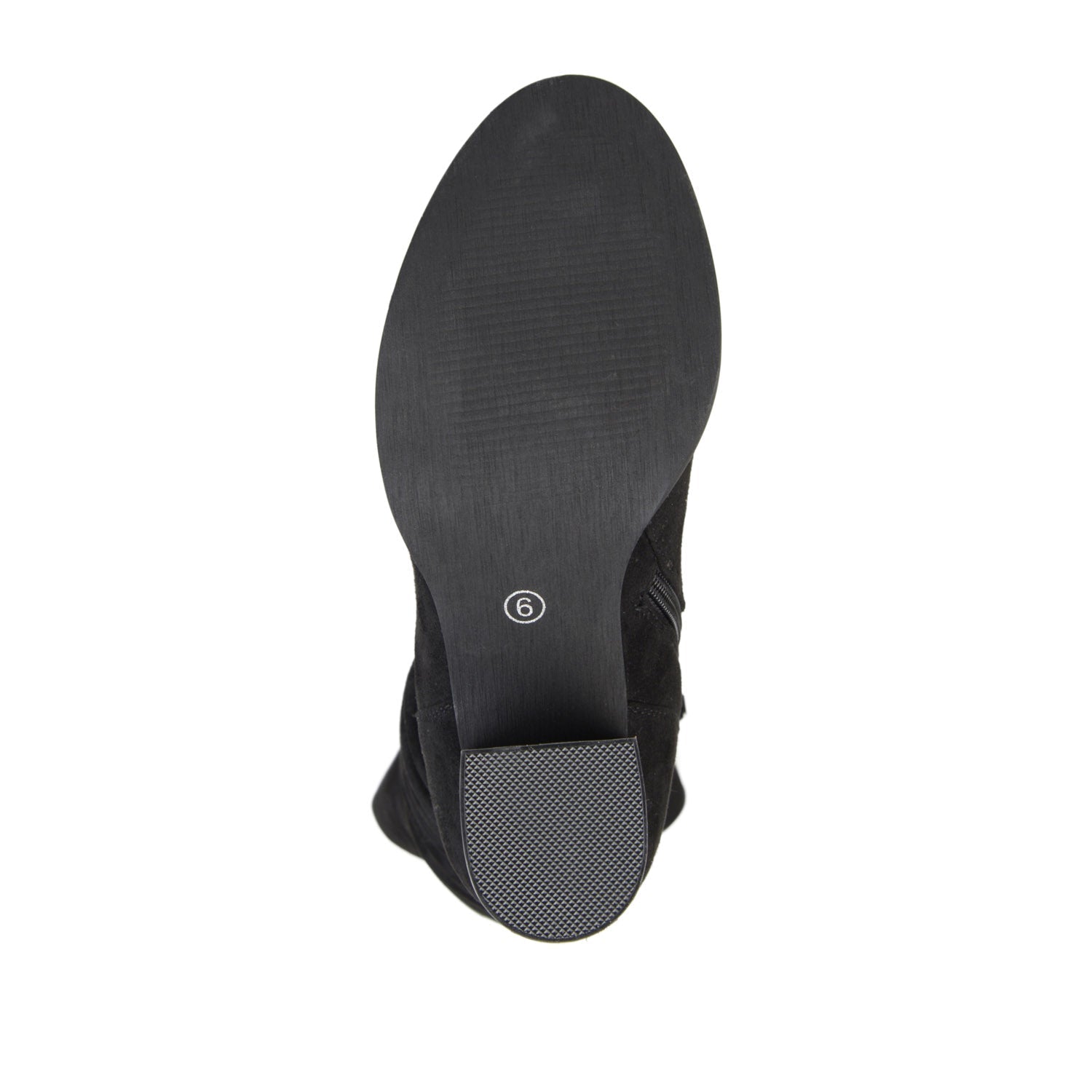 KAISON BOOTS IN WIDE WIDTH & CALF - Black Faux Suede