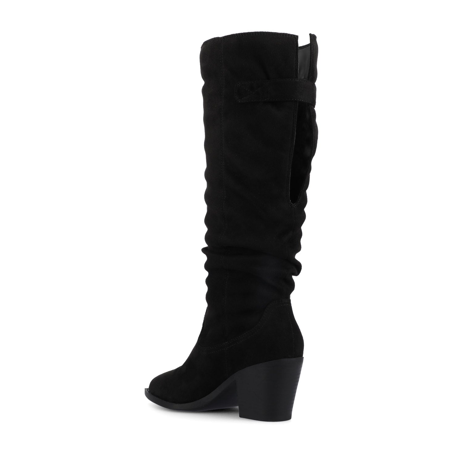 KALEAH KNEE HIGH SLOUCHY BOOT - Black