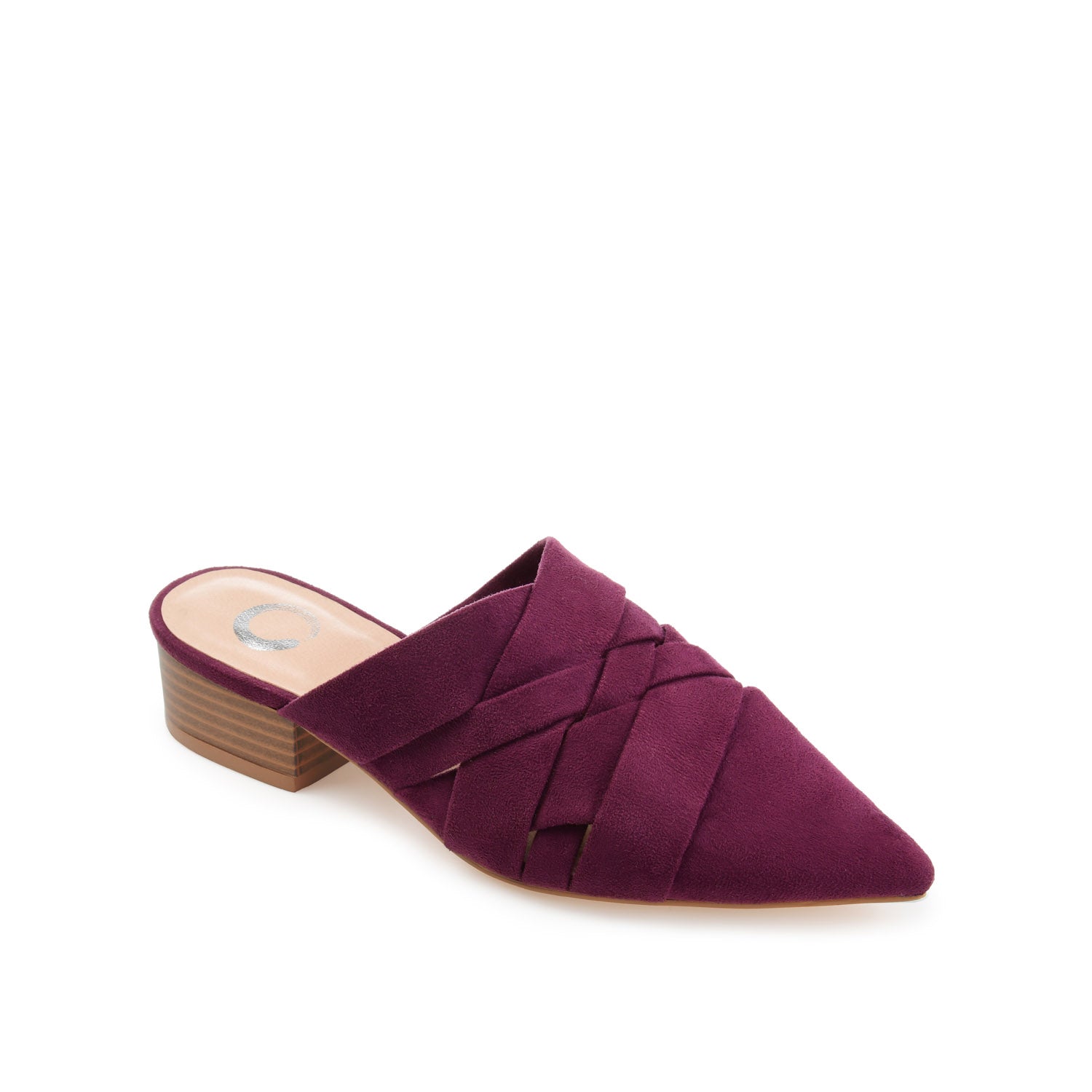 KALIDA MULE FLATS IN FAUX SUEDE - Purple