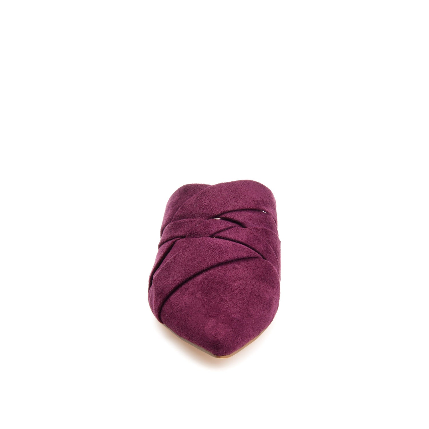 KALIDA MULE FLATS IN FAUX SUEDE - Purple