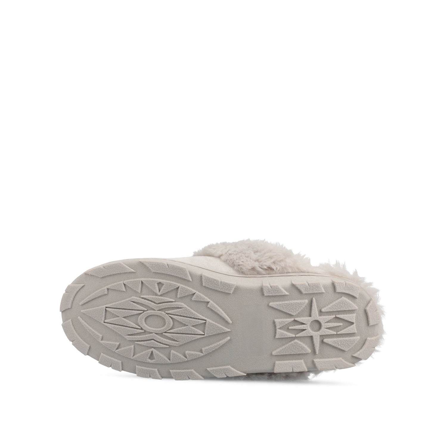 KALLI SLIPPERS IN FAUX SUEDE - Grey Faux Suede