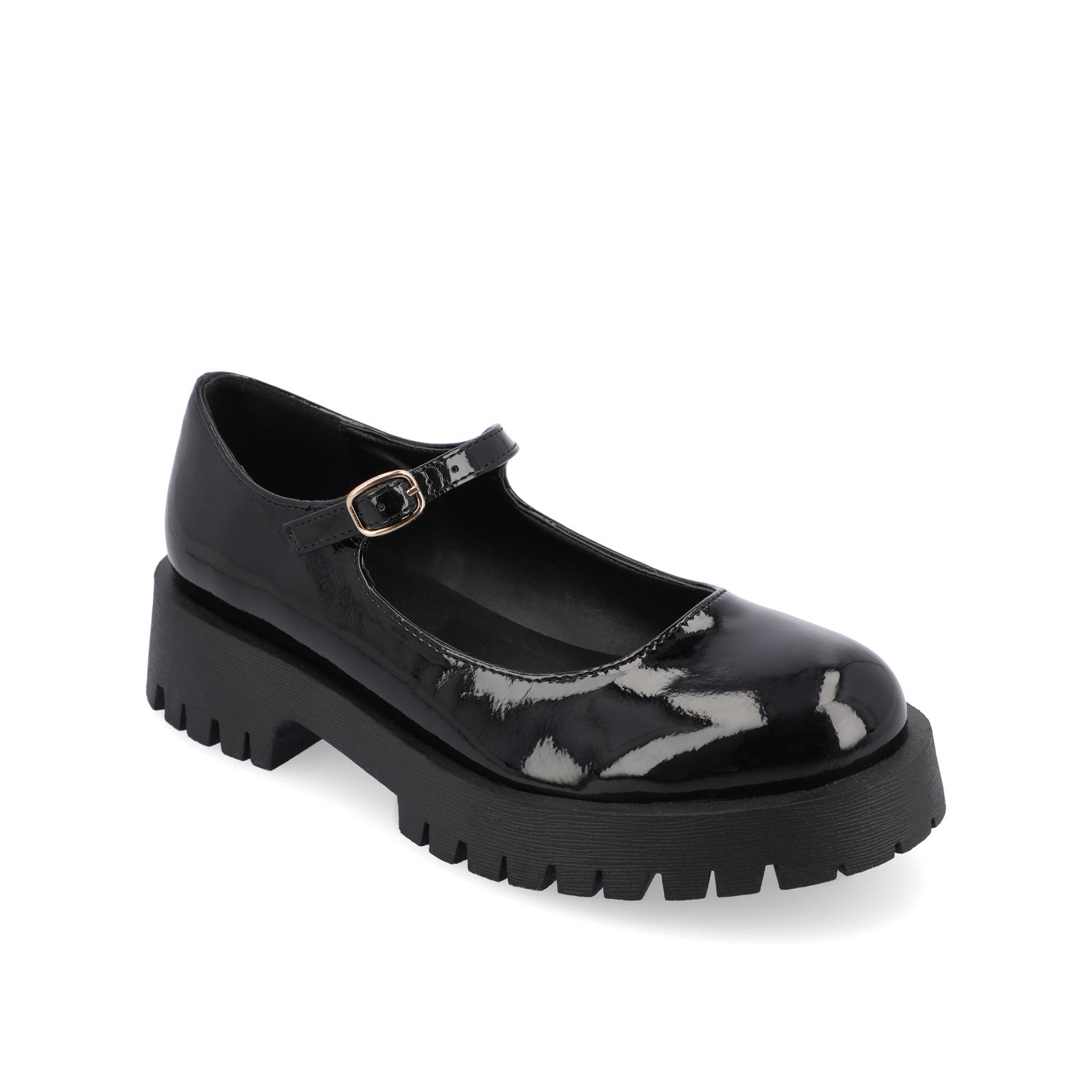 KAMIE LUG SOLE MARY JANE FLATS