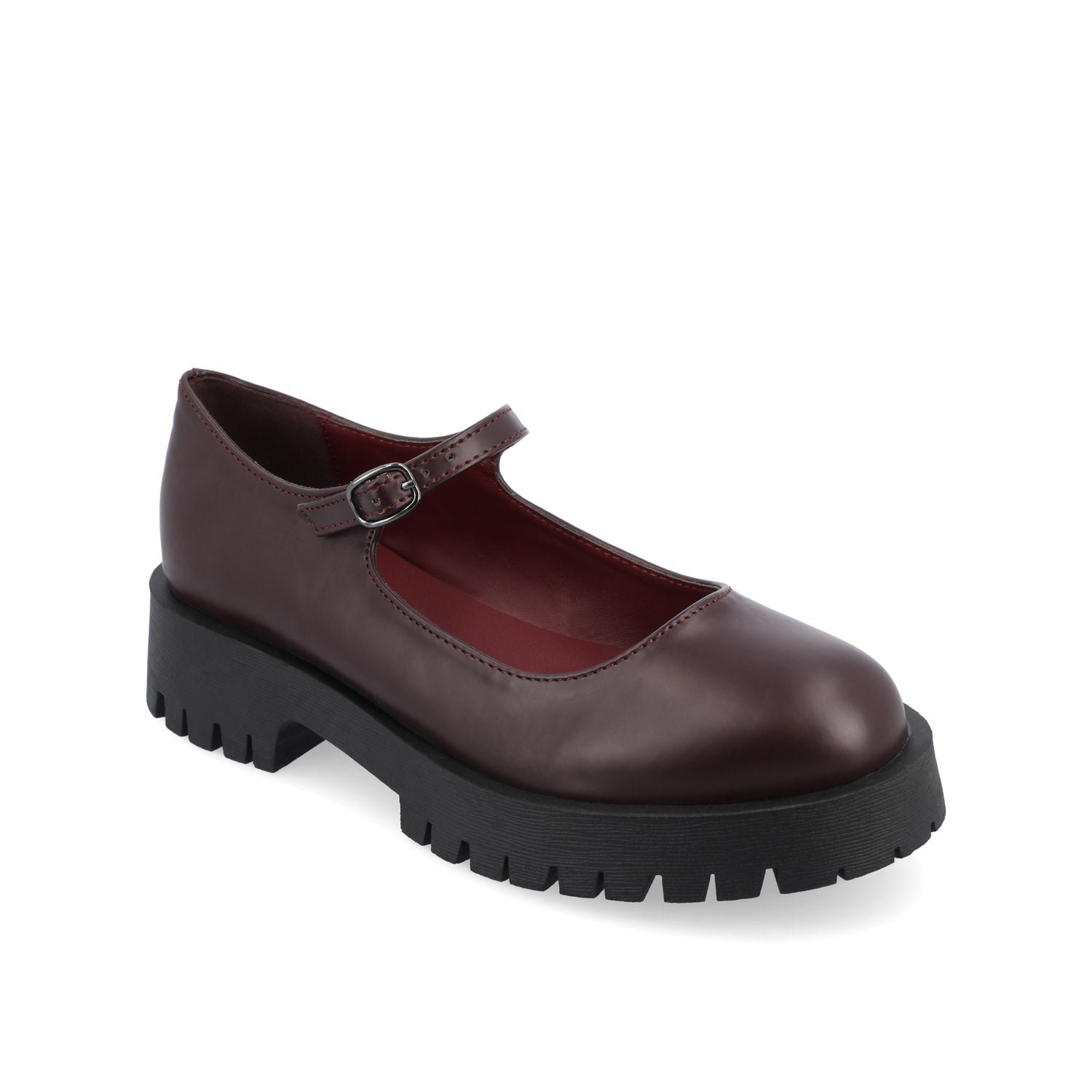 KAMIE LUG SOLE MARY JANE FLATS