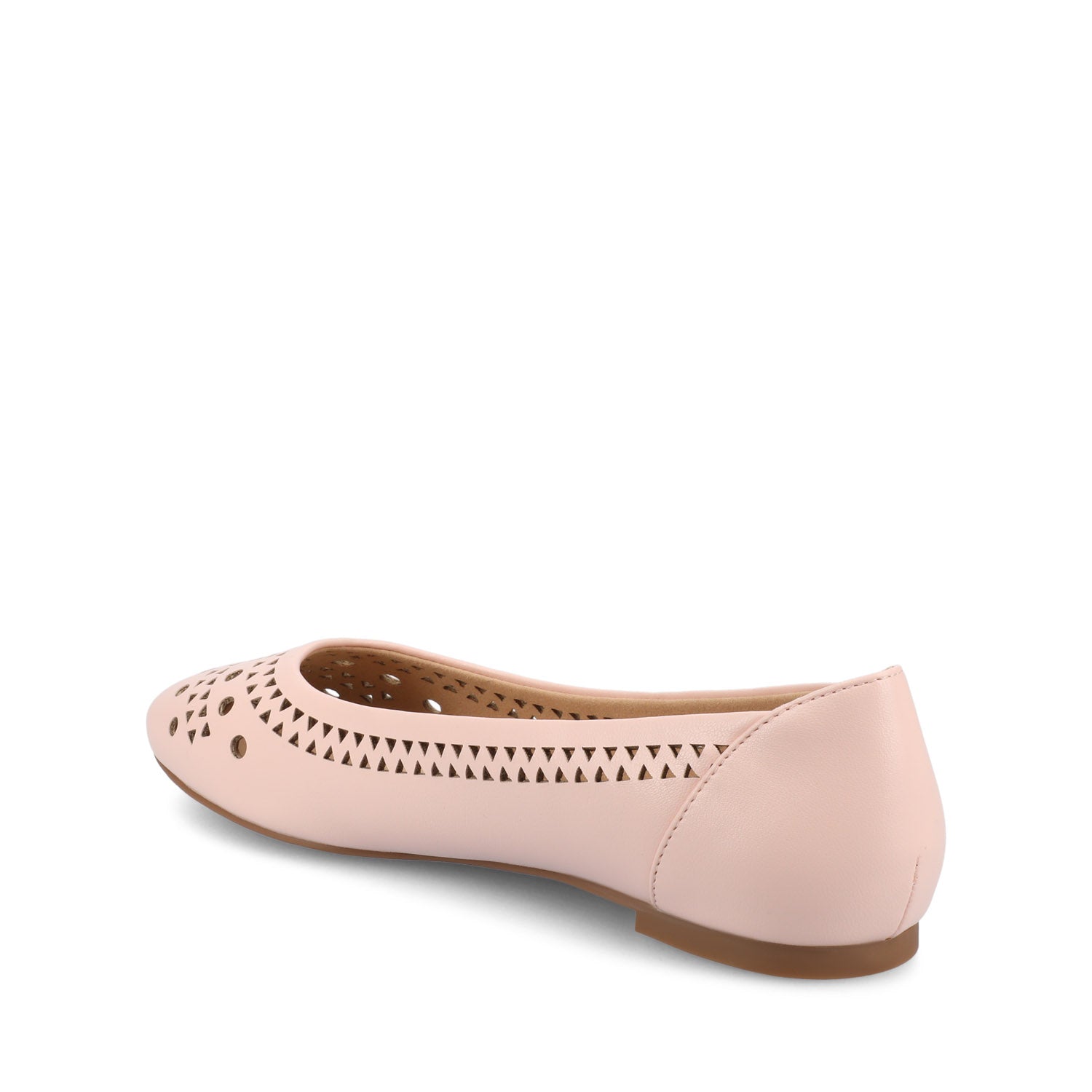 KAMRAH BALLET FLATS IN VEGAN LEATHER - Pink PU