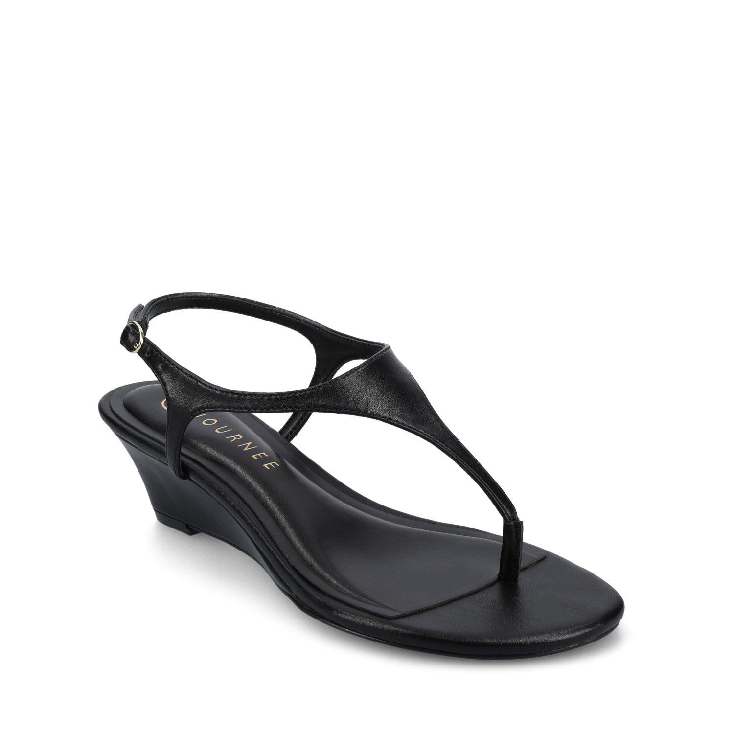 KATHRYN WEDGE SANDALS - Black