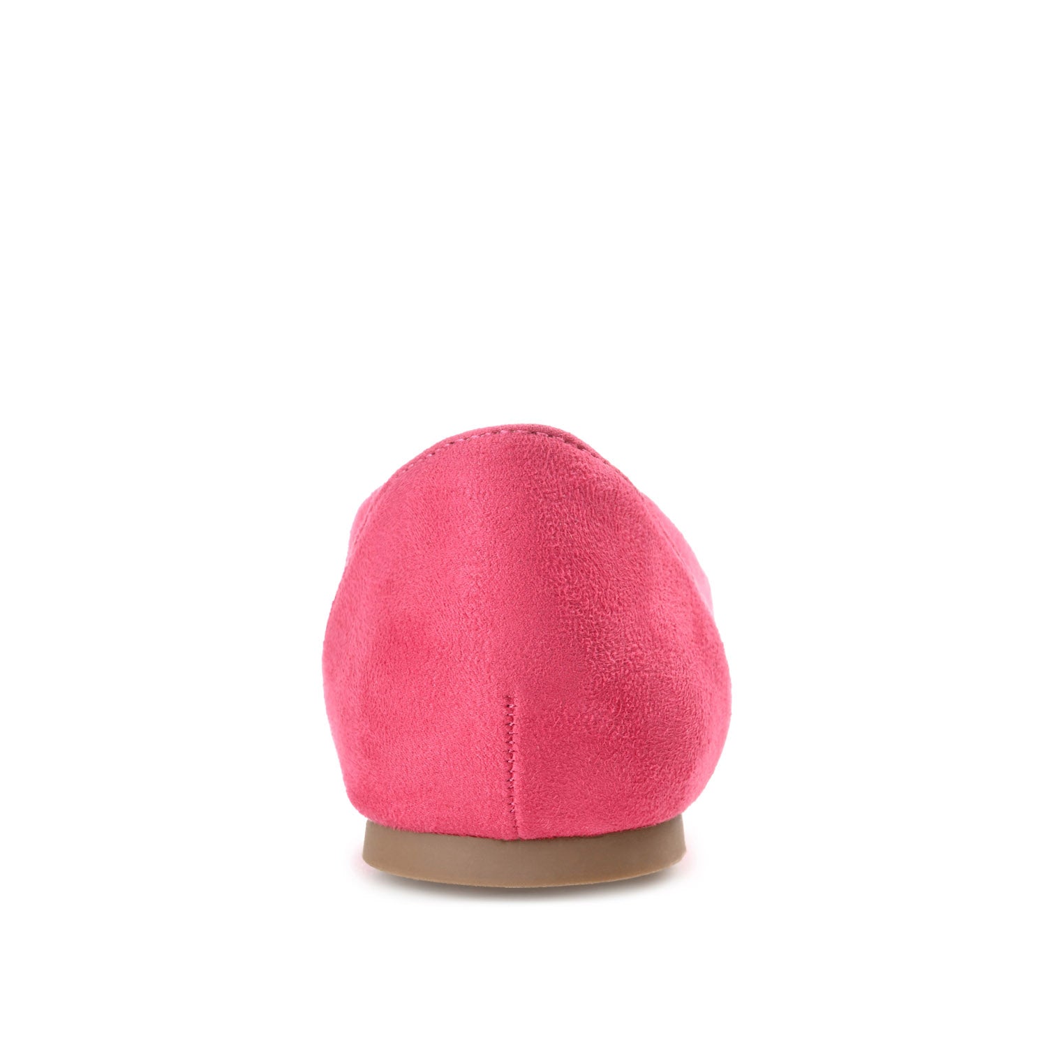 KAVN FAUX SUEDE FLATS IN WIDE - Fuchsia