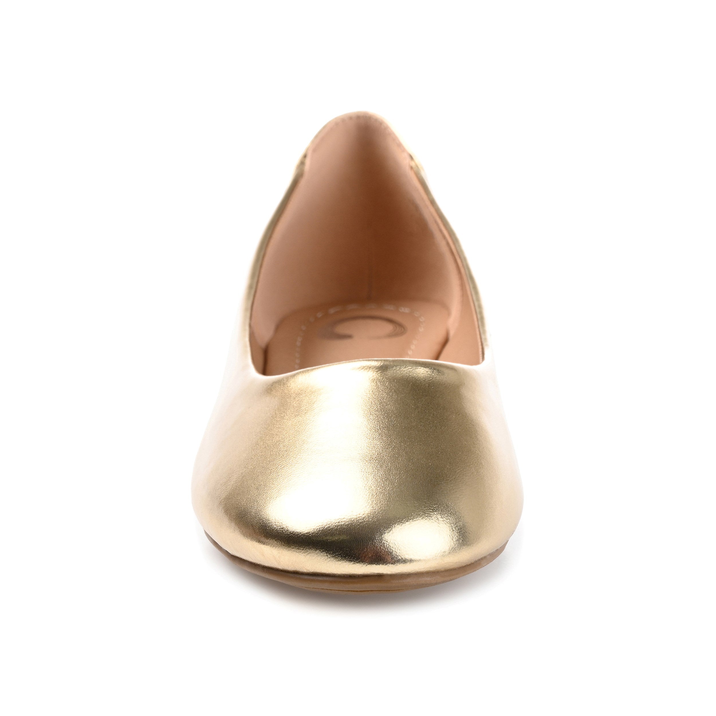 KAVN BALLET FLATS IN VEGAN LEATHER - Gold PU