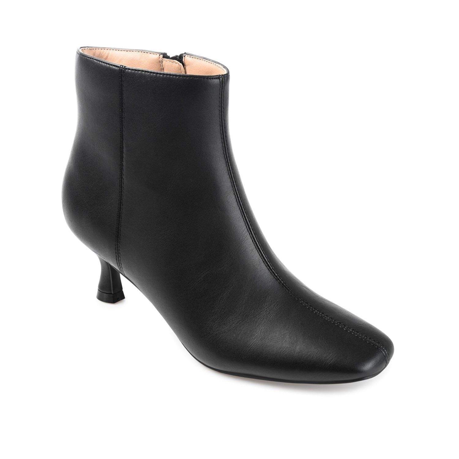 KELSSA POINTED TOE BOOTIES IN VEGAN LEATHER