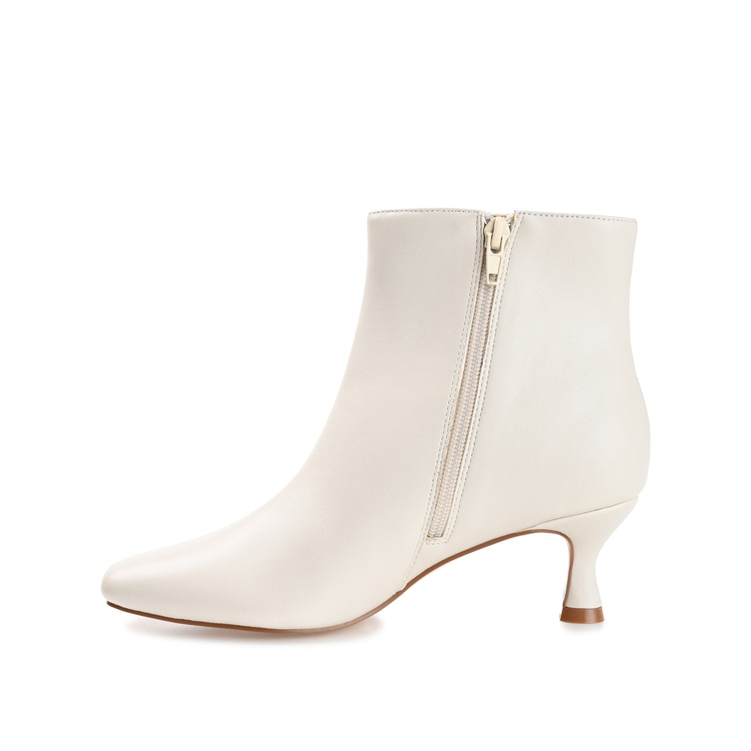 KELSSA POINTED TOE BOOTIES IN WIDE - Bone