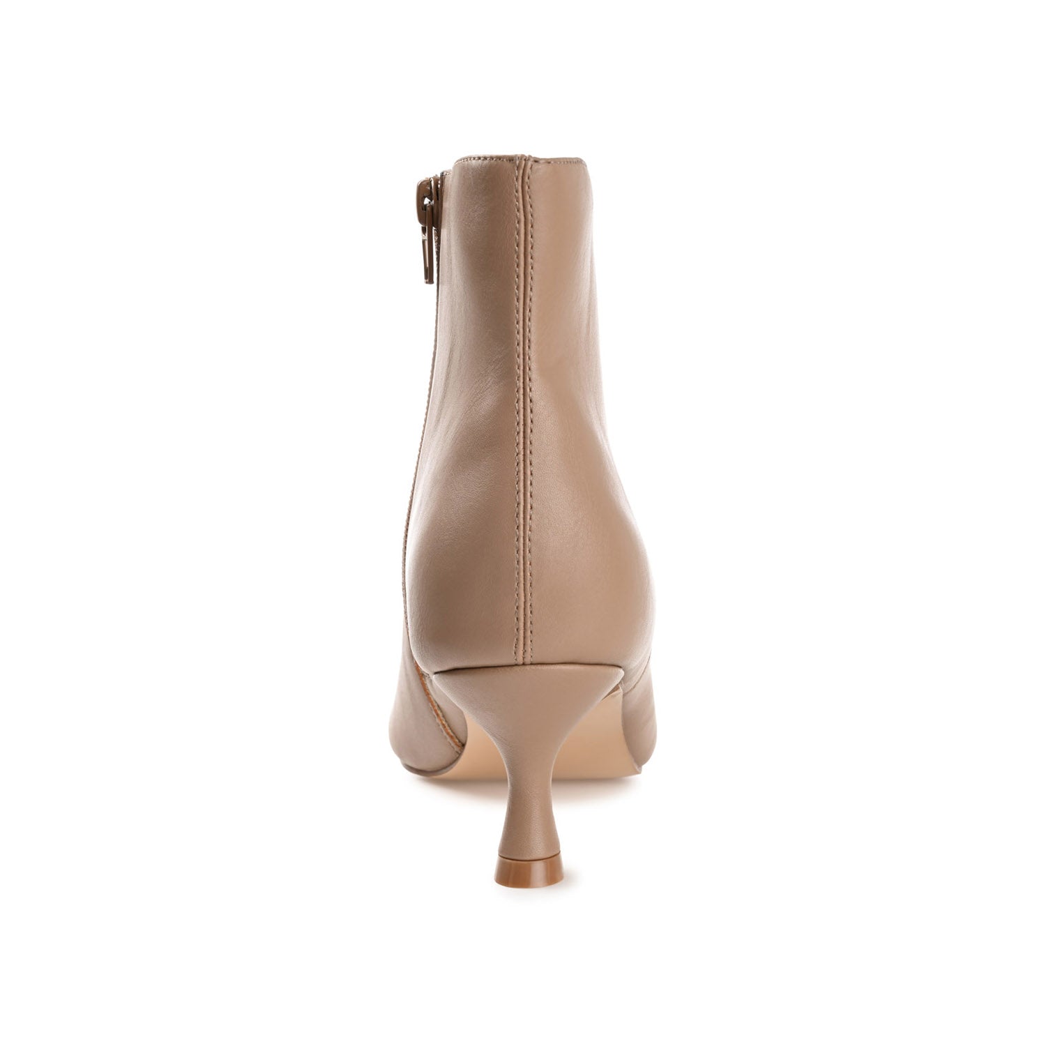 KELSSA POINTED TOE BOOTIES IN WIDE - Taupe