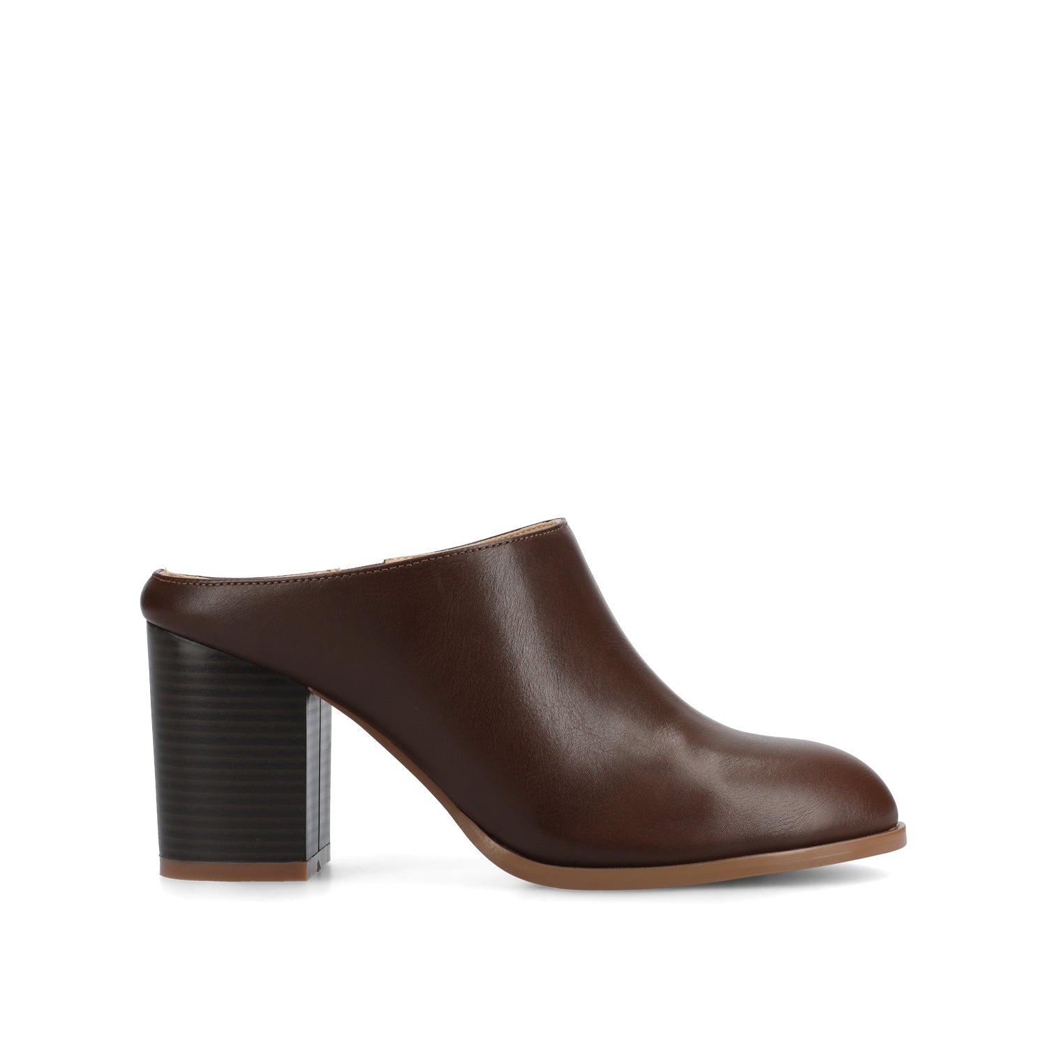 KENDRA HEELED PUMPS - Chocolate