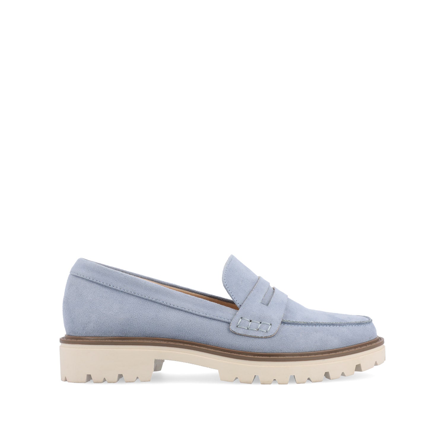 Light Blue Faux Suede