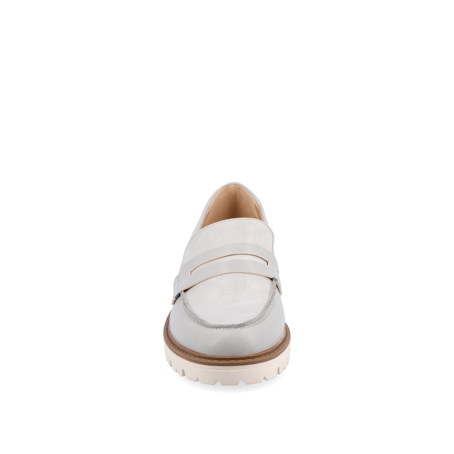 KENLY VEGAN LEATHER LOAFER FLATS IN WIDE