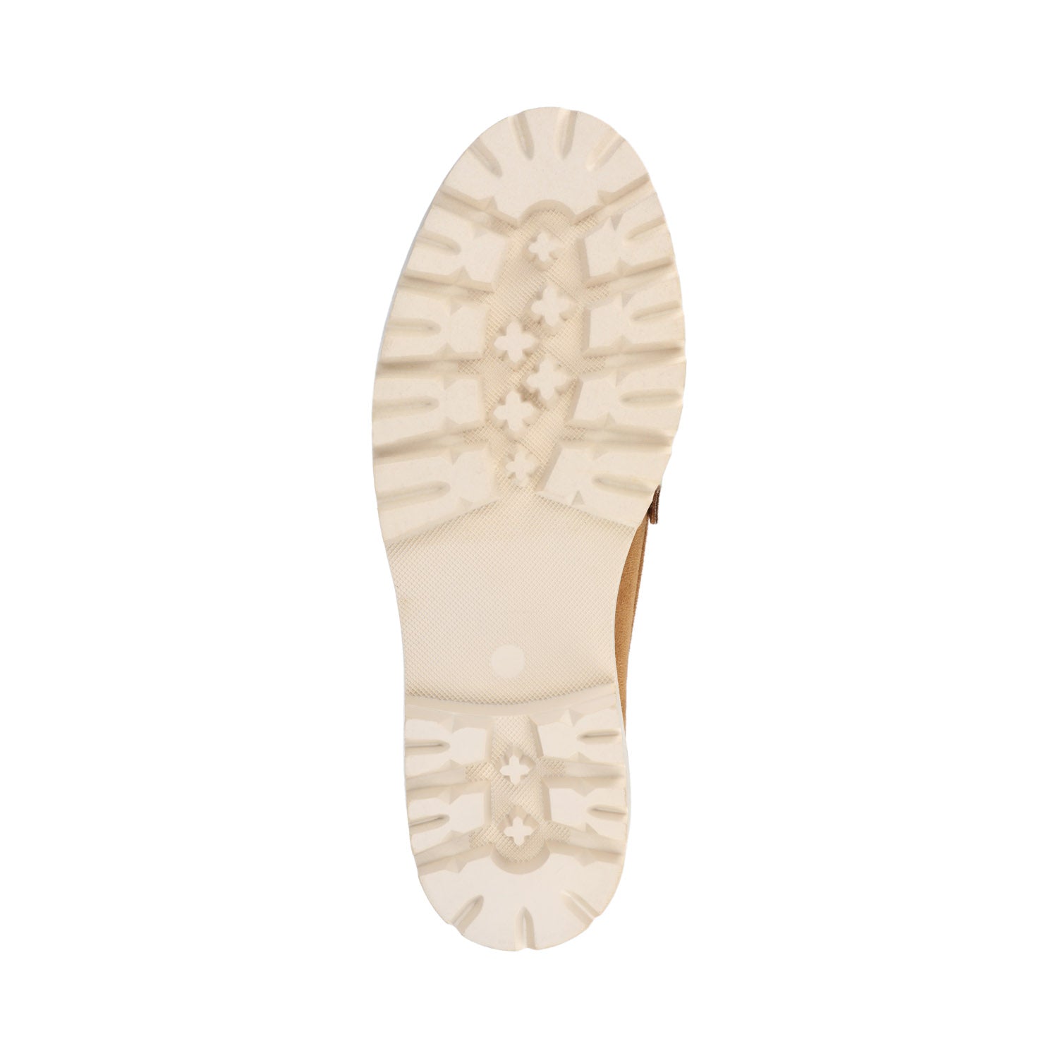 KENLY FAUX SUEDE LOAFER FLATS IN WIDE - Tan Faux Suede