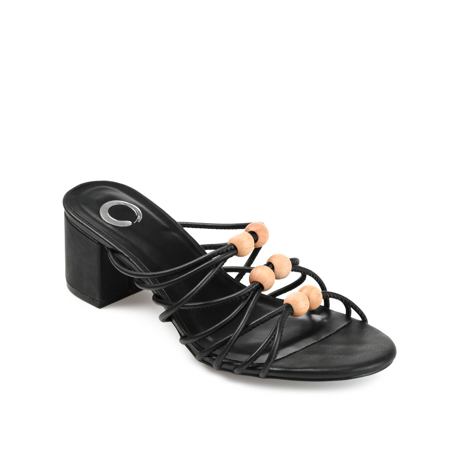 KENNADI BLOCK HEELED MULTI STRAP SANDALS