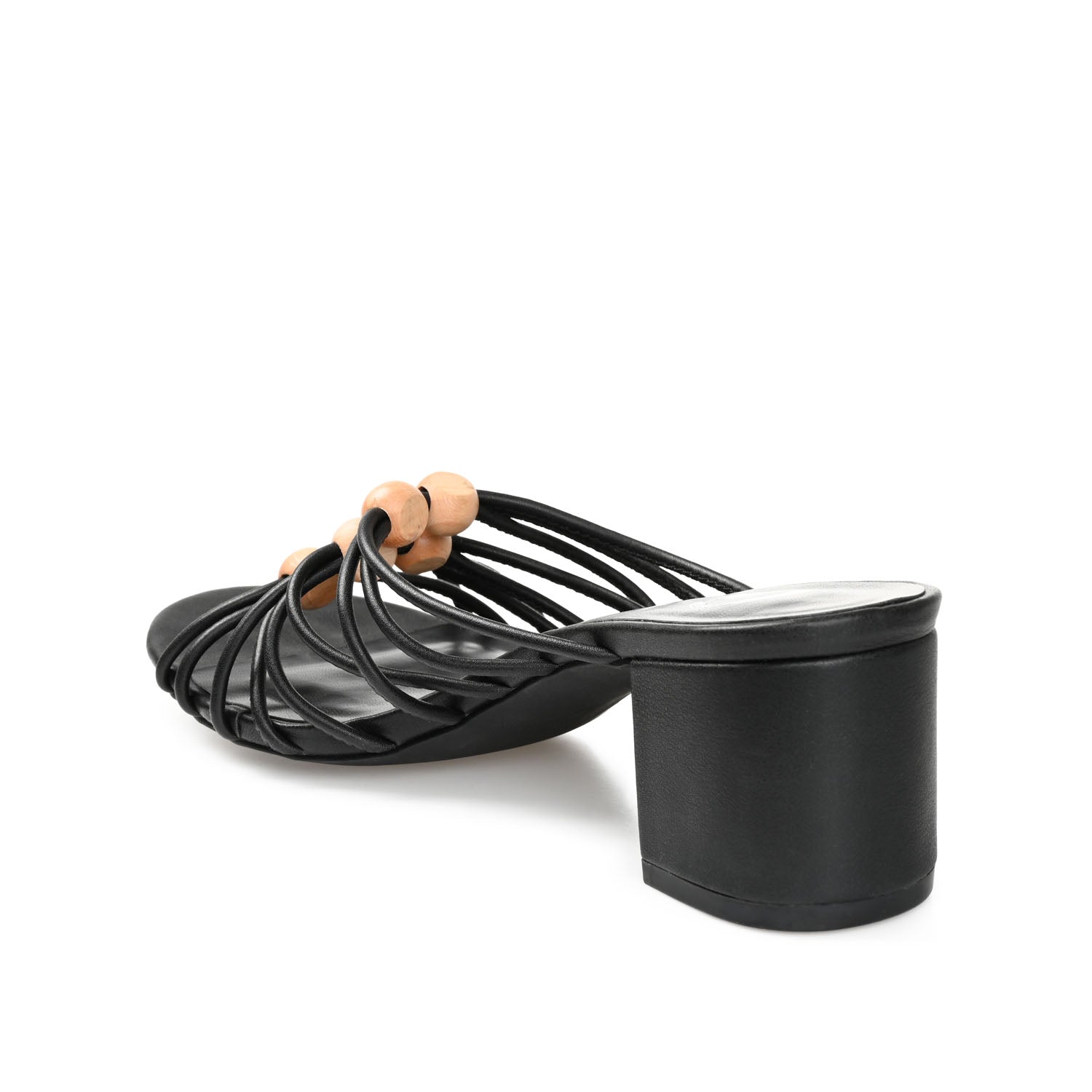 KENNADI BLOCK HEELED MULTI STRAP SANDALS