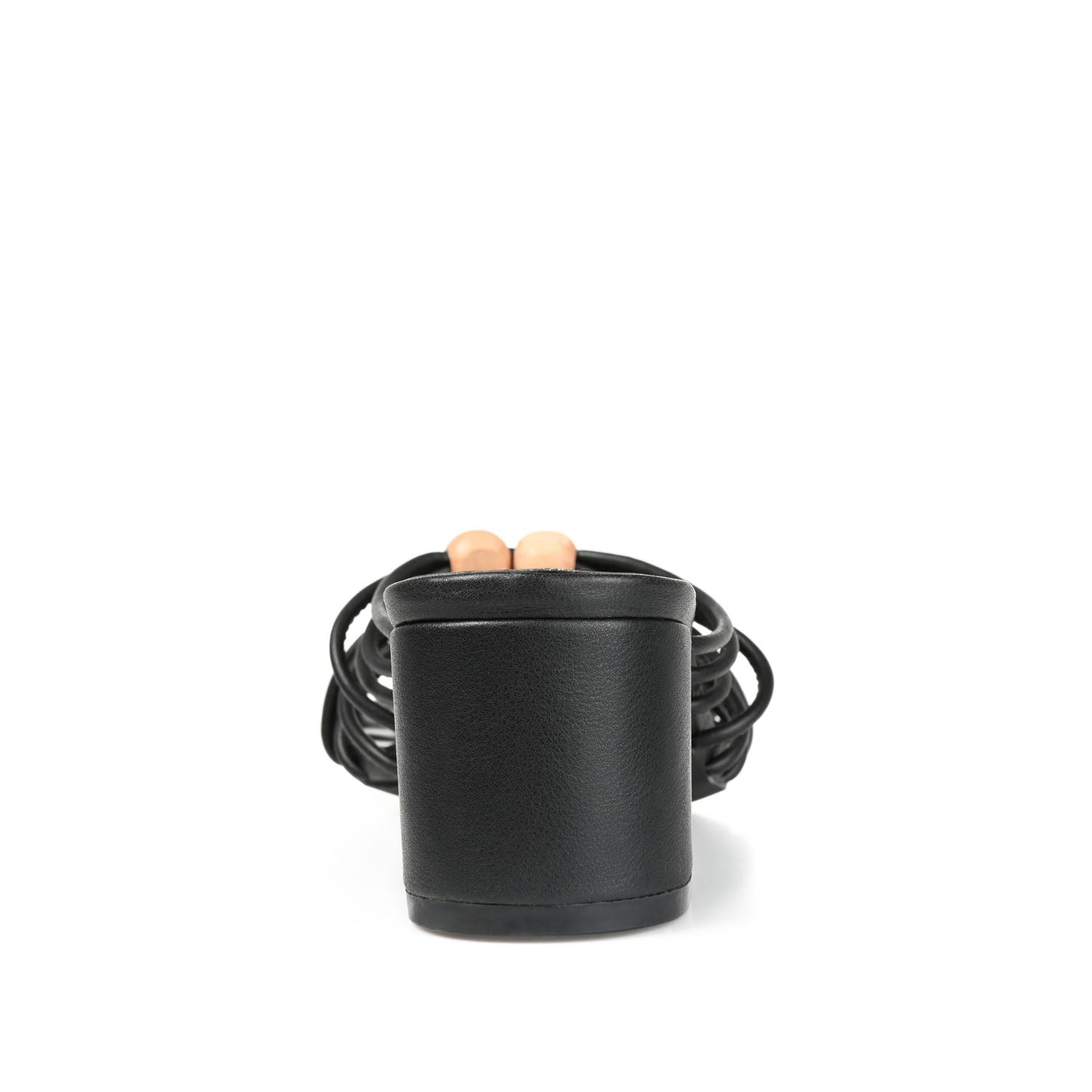 KENNADI BLOCK HEELED MULTI STRAP SANDALS