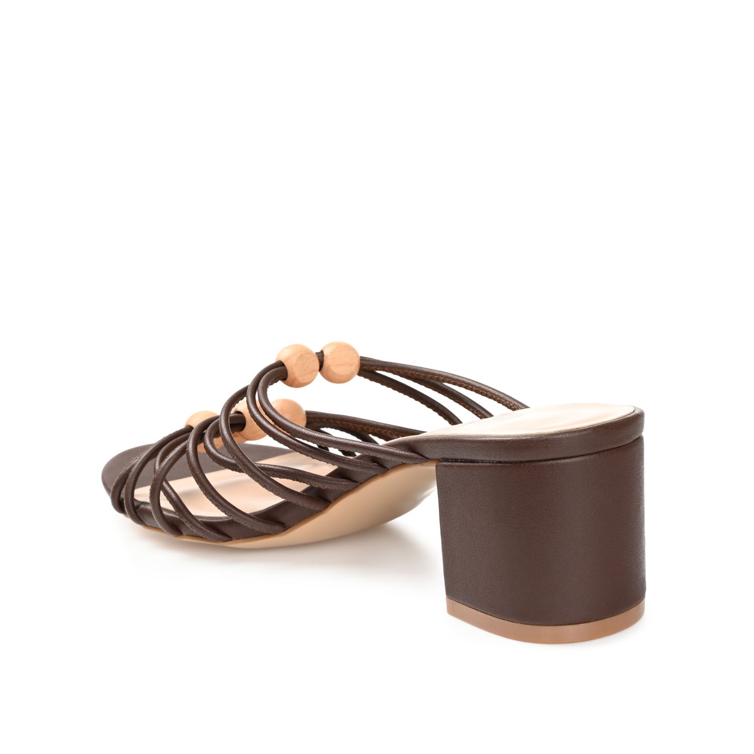 KENNADI BLOCK HEELED MULTI STRAP SANDALS