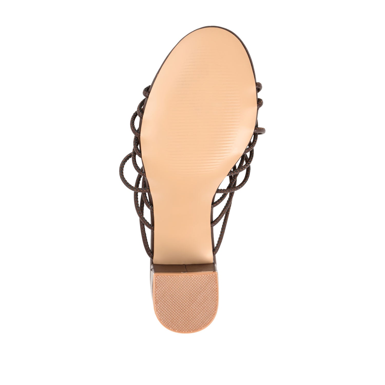 KENNADI BLOCK HEELED MULTI STRAP SANDALS