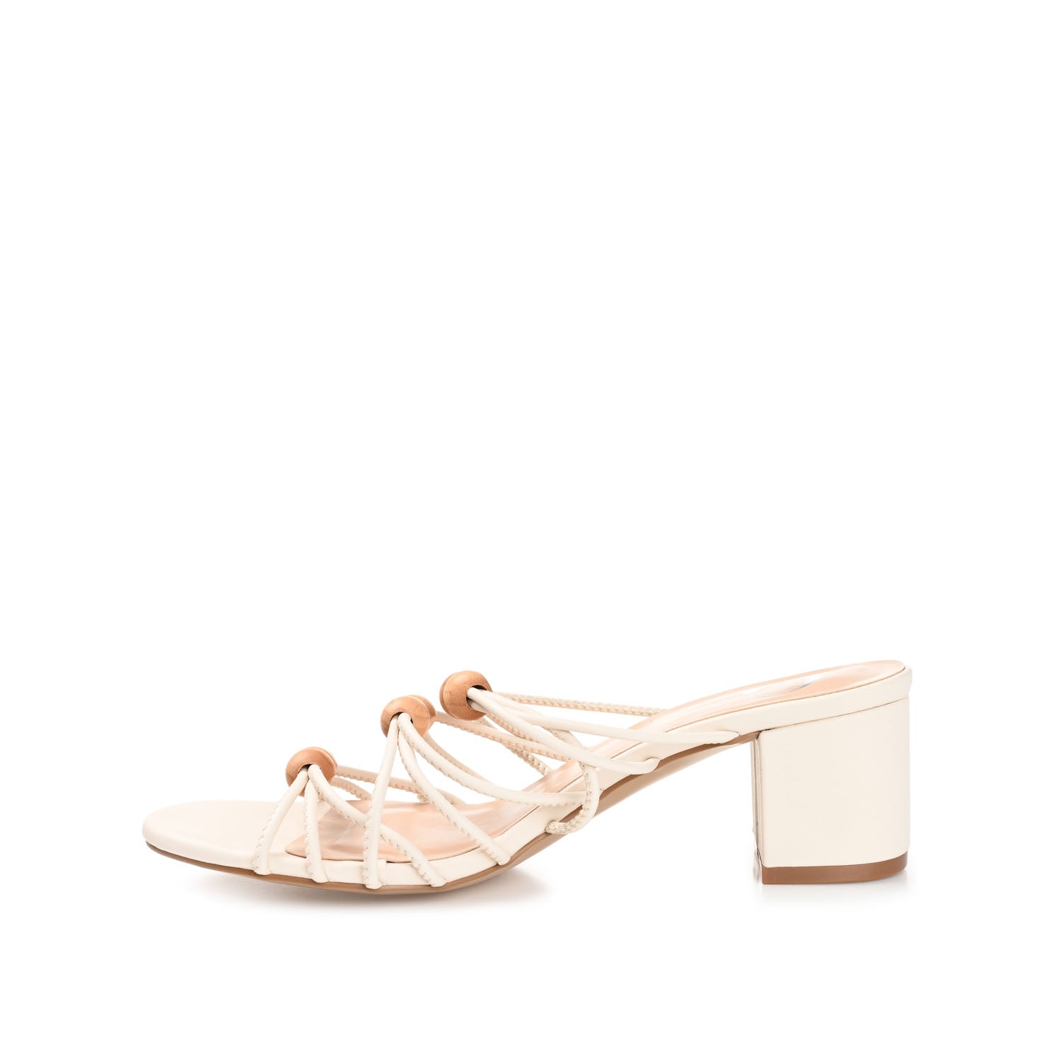 KENNADI BLOCK HEELED MULTI STRAP SANDALS