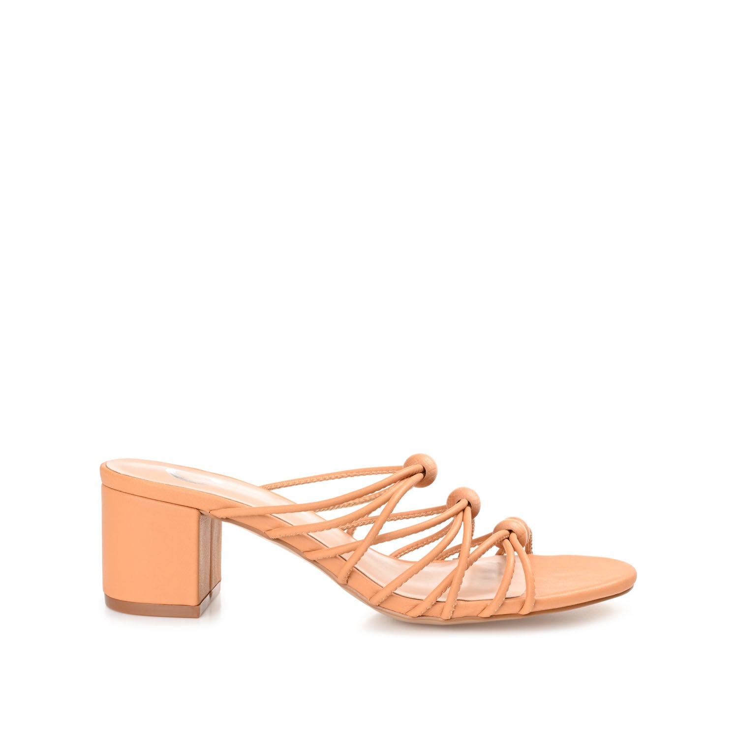 KENNADI BLOCK HEELED MULTI STRAP SANDALS