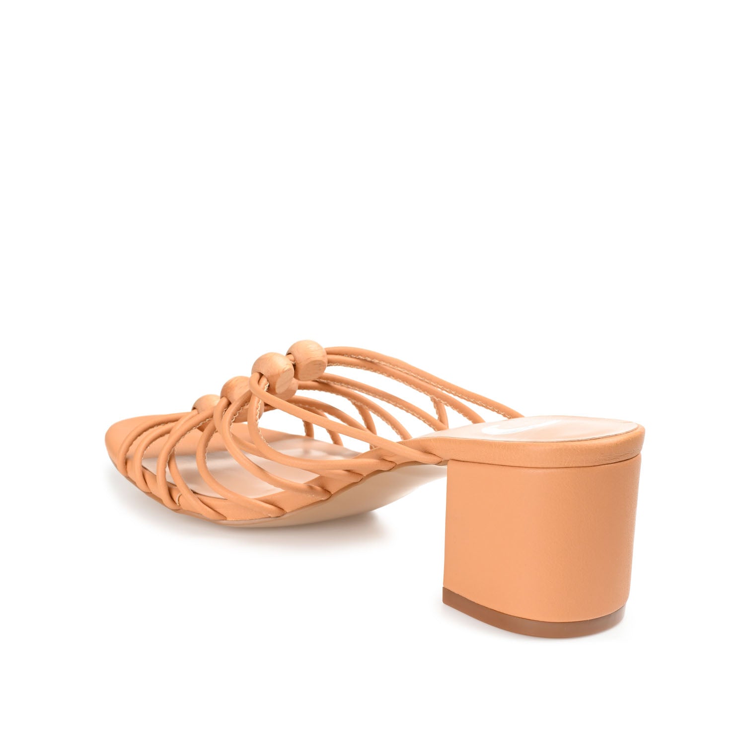 KENNADI BLOCK HEELED MULTI STRAP SANDALS