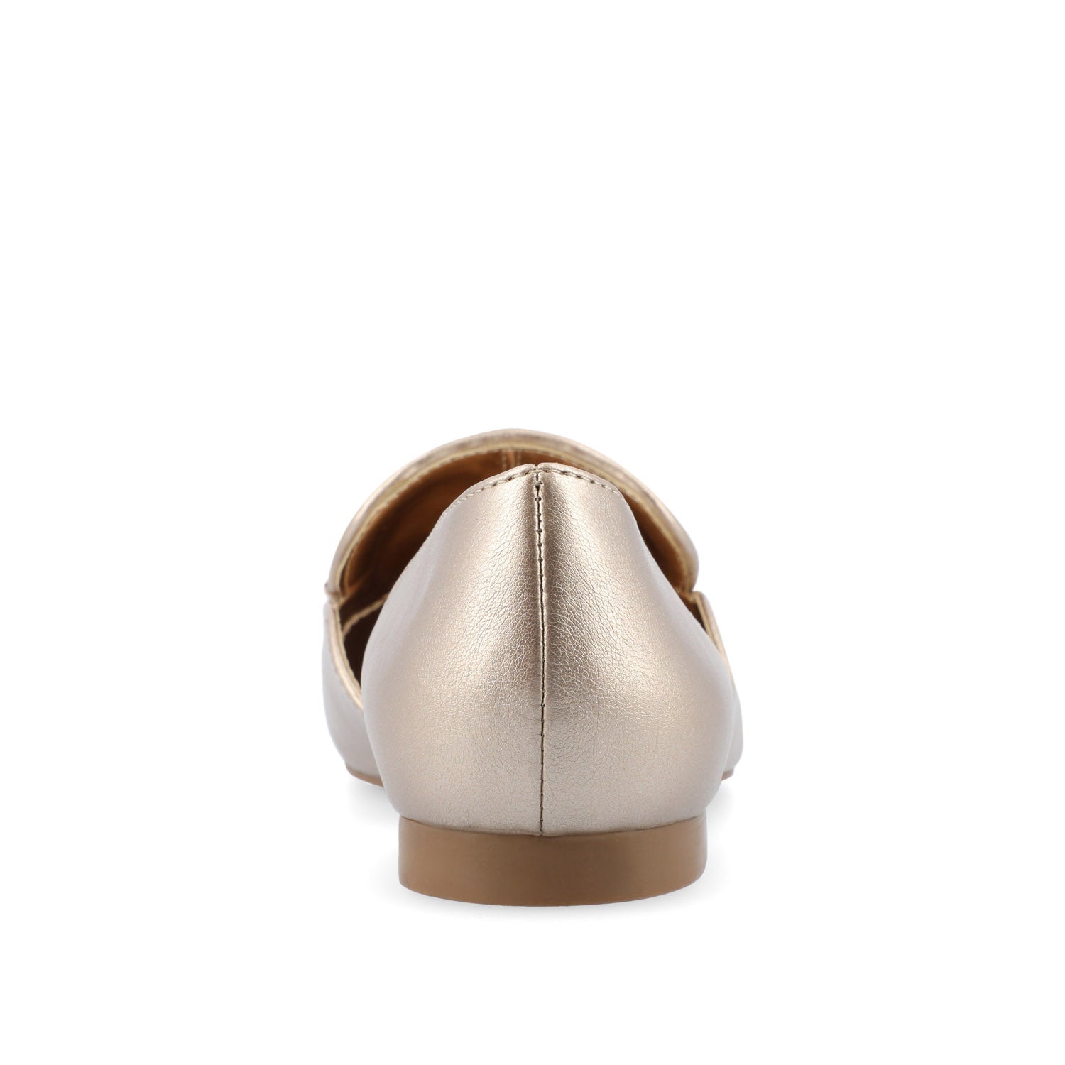 KENNZA LOAFER FLATS IN VEGAN LEATHER - Gold PU