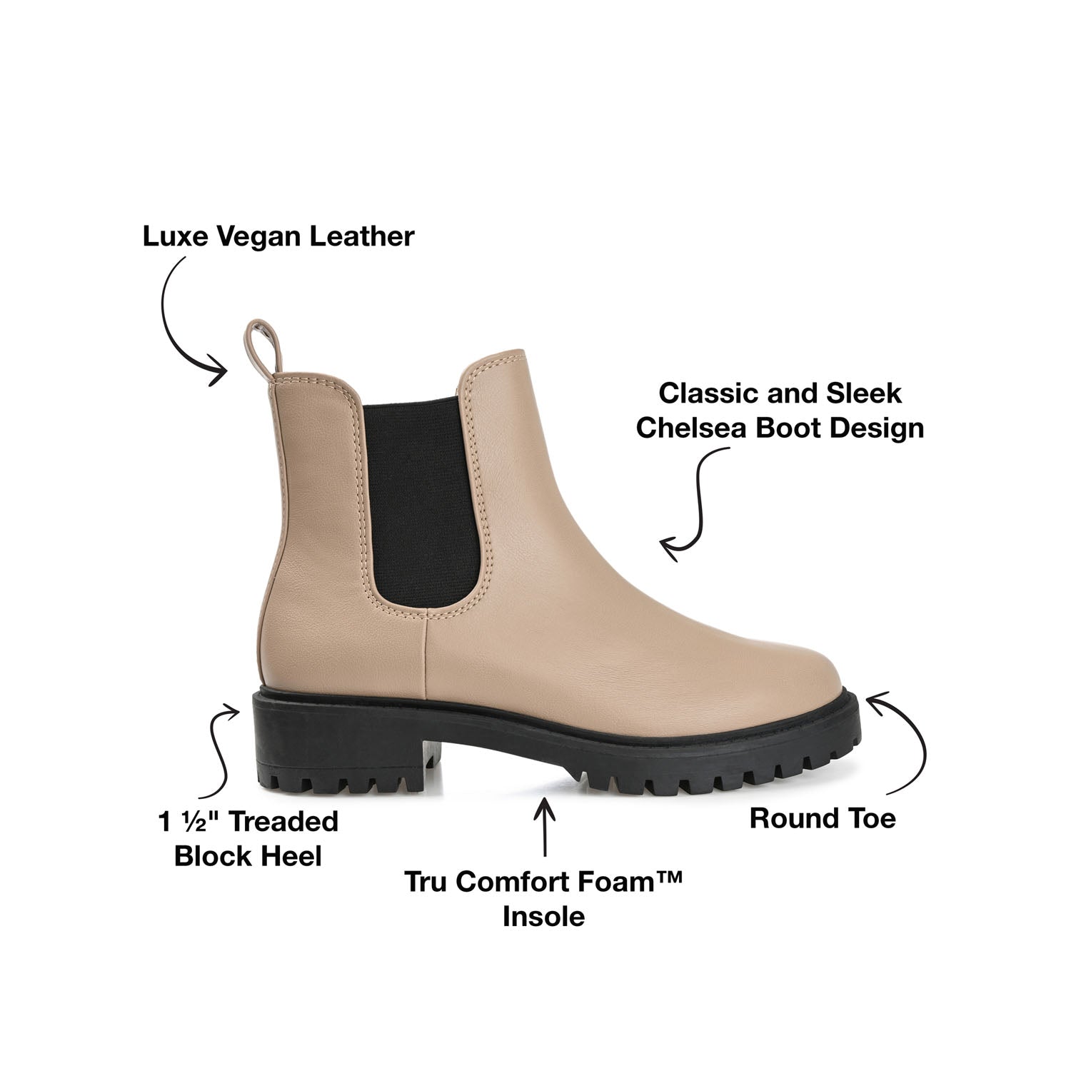 KENOVA CHELSEA BOOTIES IN WIDE