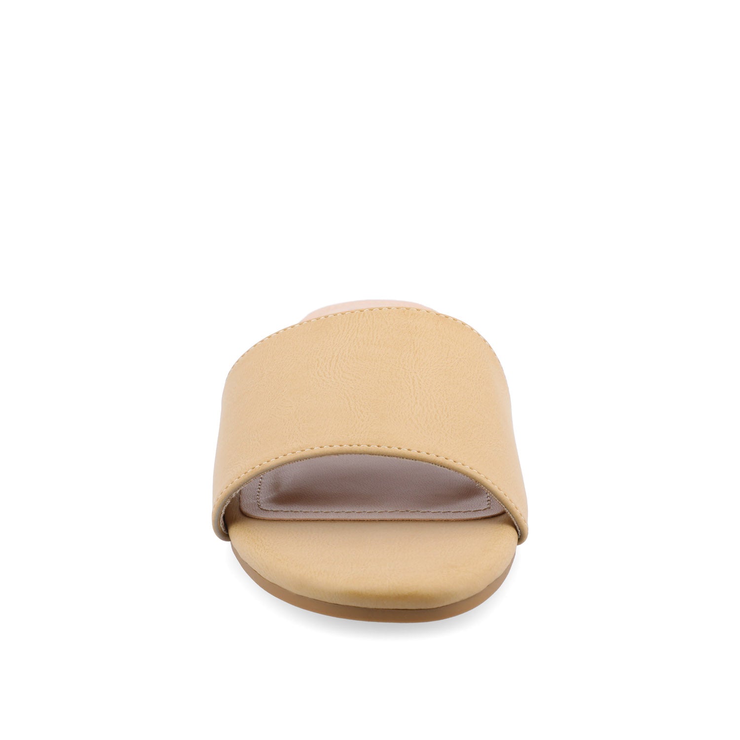 KOLINNA SLIDE SANDALS IN STATEMENT - Nude