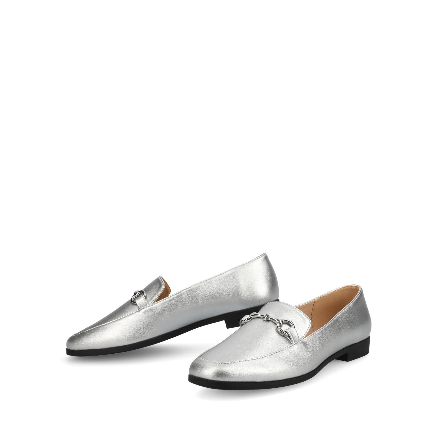 LACIE SLIP ON LOAFERS - Silver
