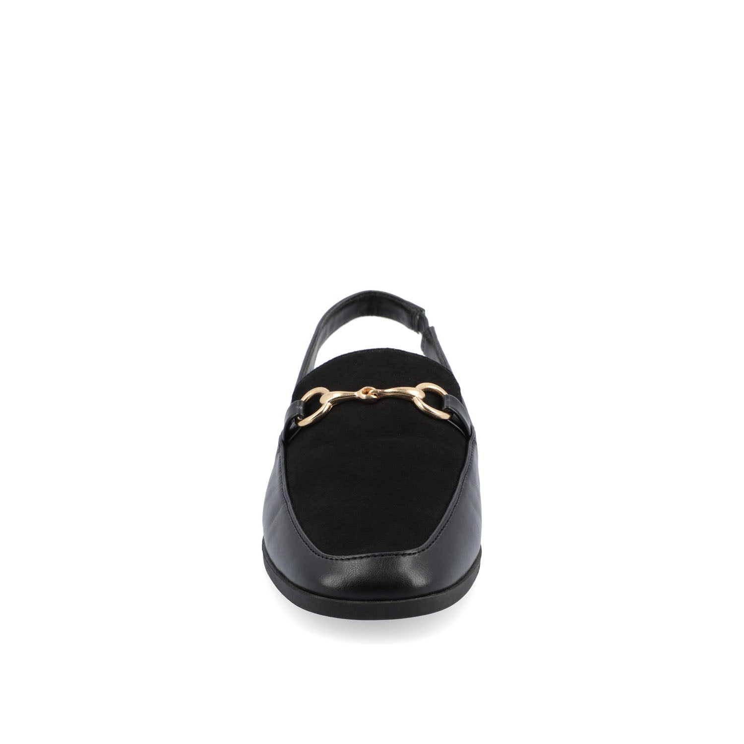 LAINEY LOAFER FLATS IN VEGAN LEATHER - Black