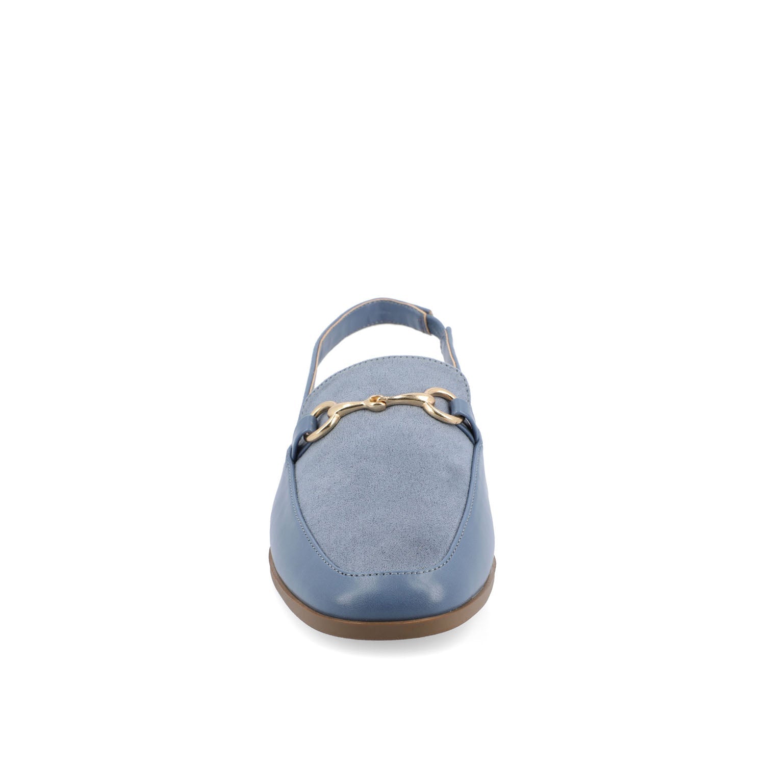 LAINEY LOAFER FLATS IN VEGAN LEATHER - Blue