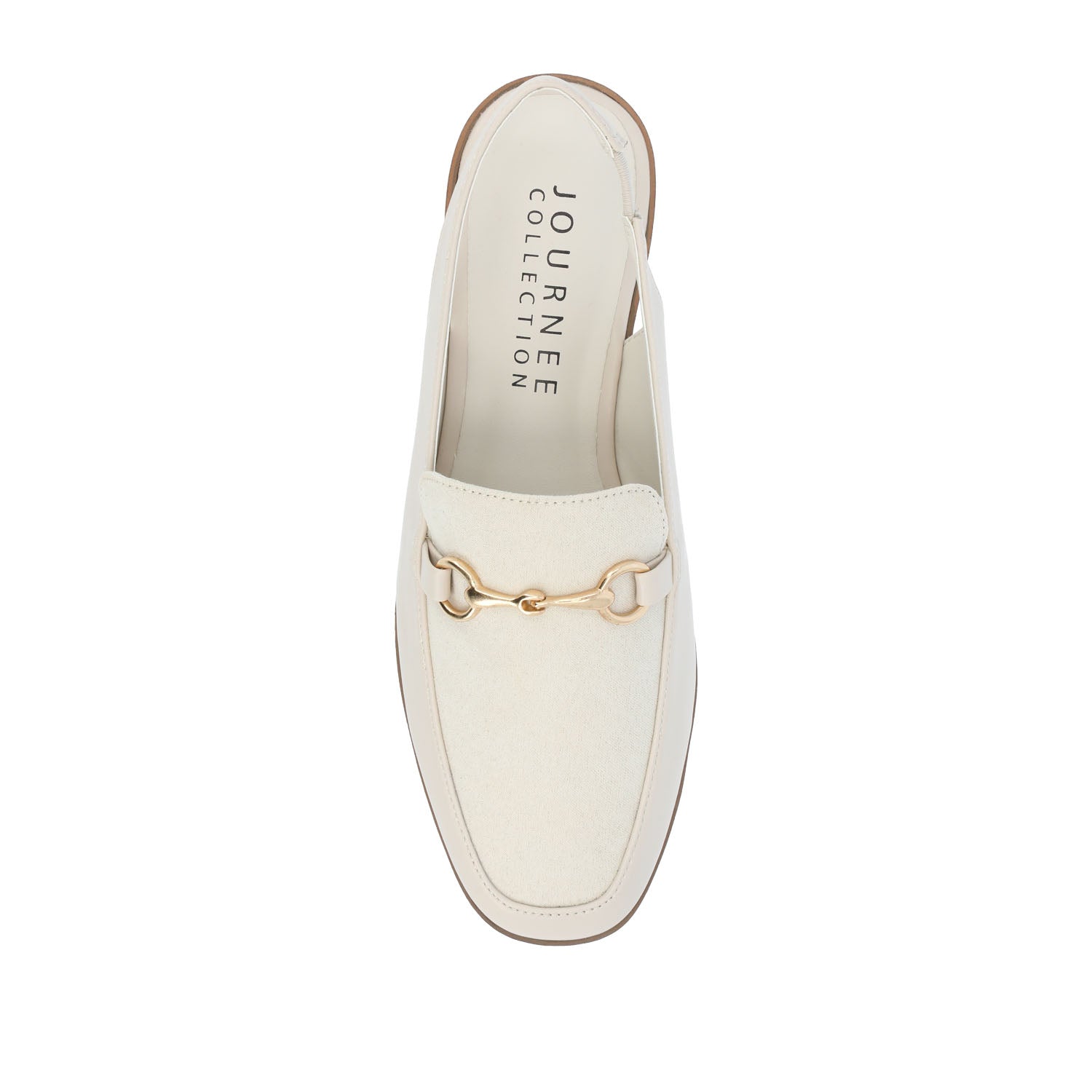LAINEY LOAFER FLATS IN VEGAN LEATHER - Off White