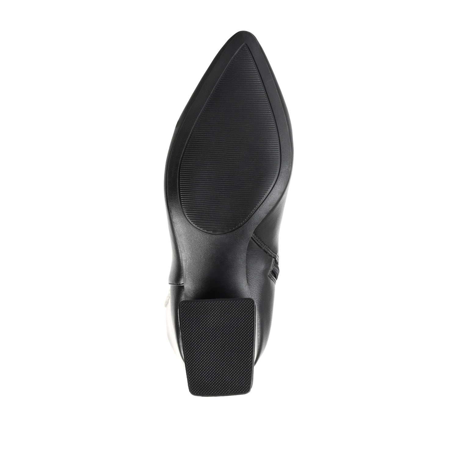 LANDREE KNEE-HIGH BOOTS IN VEGAN LEATHER - Black