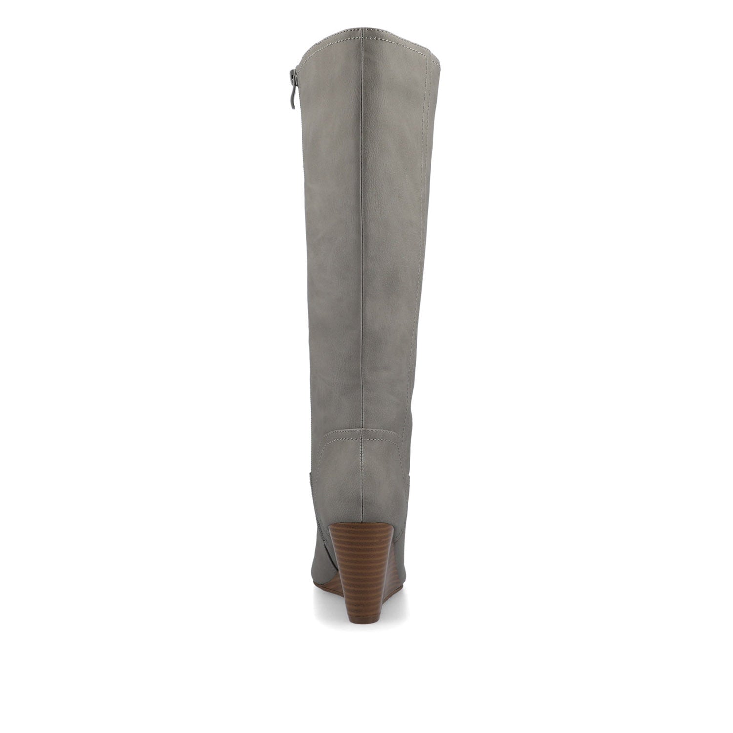 LANGLY KNEE-HIGH BOOTS IN VEGAN LEATHER - Grey