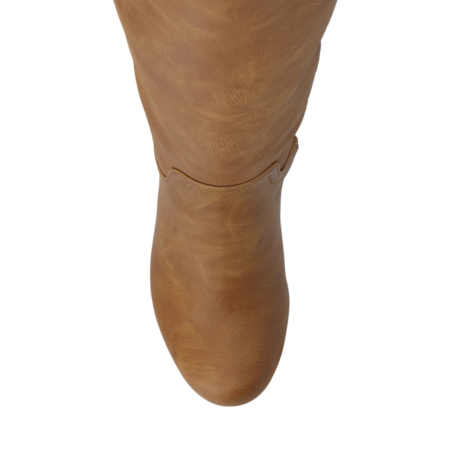 LANGLY KNEE-HIGH BOOTS IN WIDE CALF - Tan