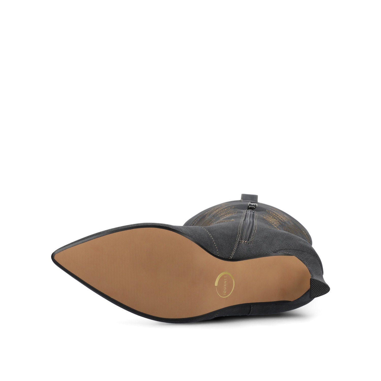 LARAMIE KNEE HIGH WESTERN BOOTS - Charcoal