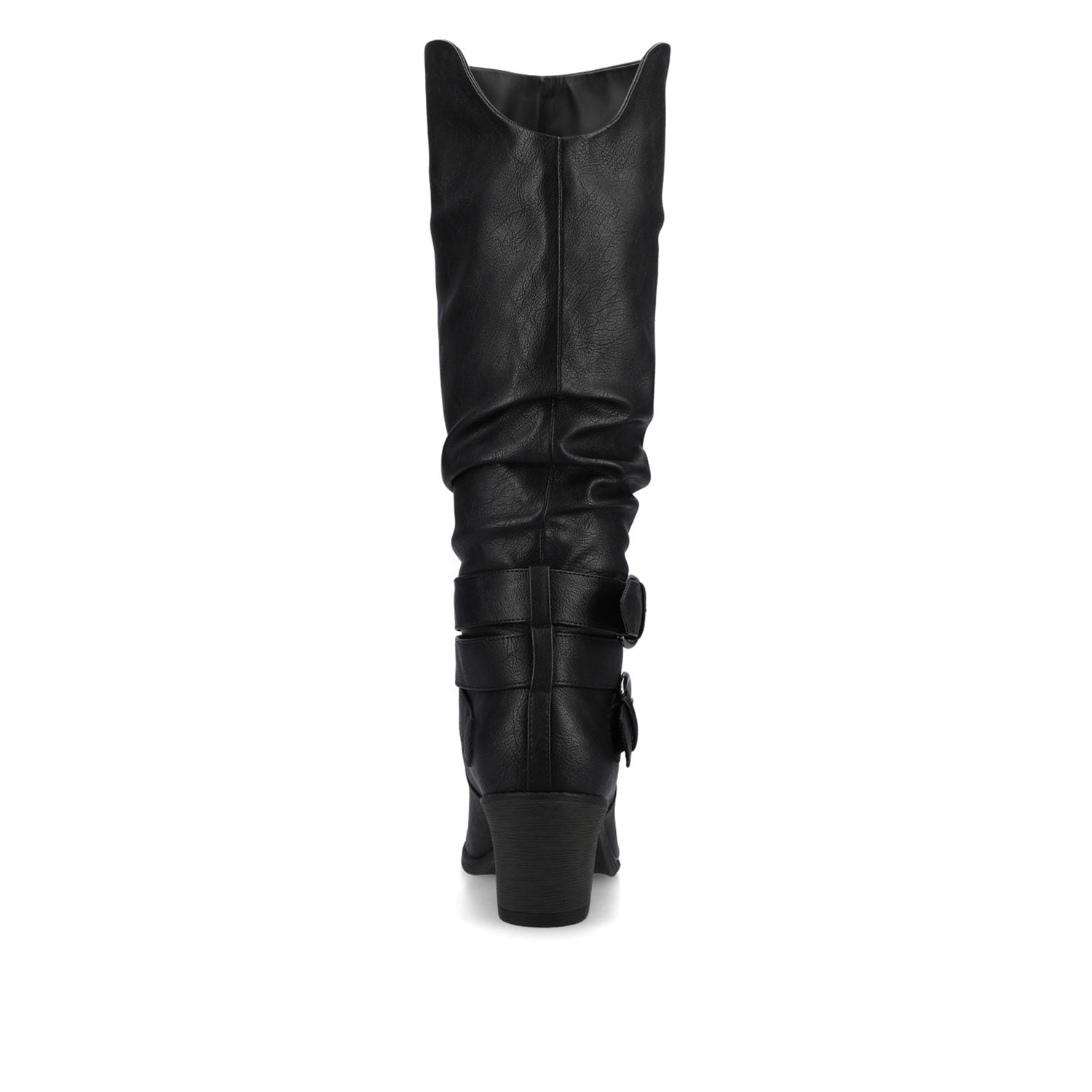 LATE KNEE-HIGH WESTERN BOOTS IN VEGAN LEATHER