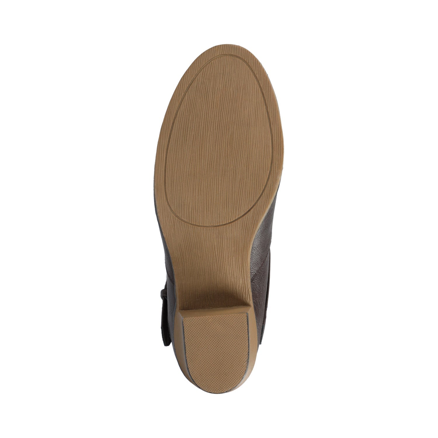 LATE BOOTS IN WIDE WIDTH (FOOTBED) - Dark-Brown PU