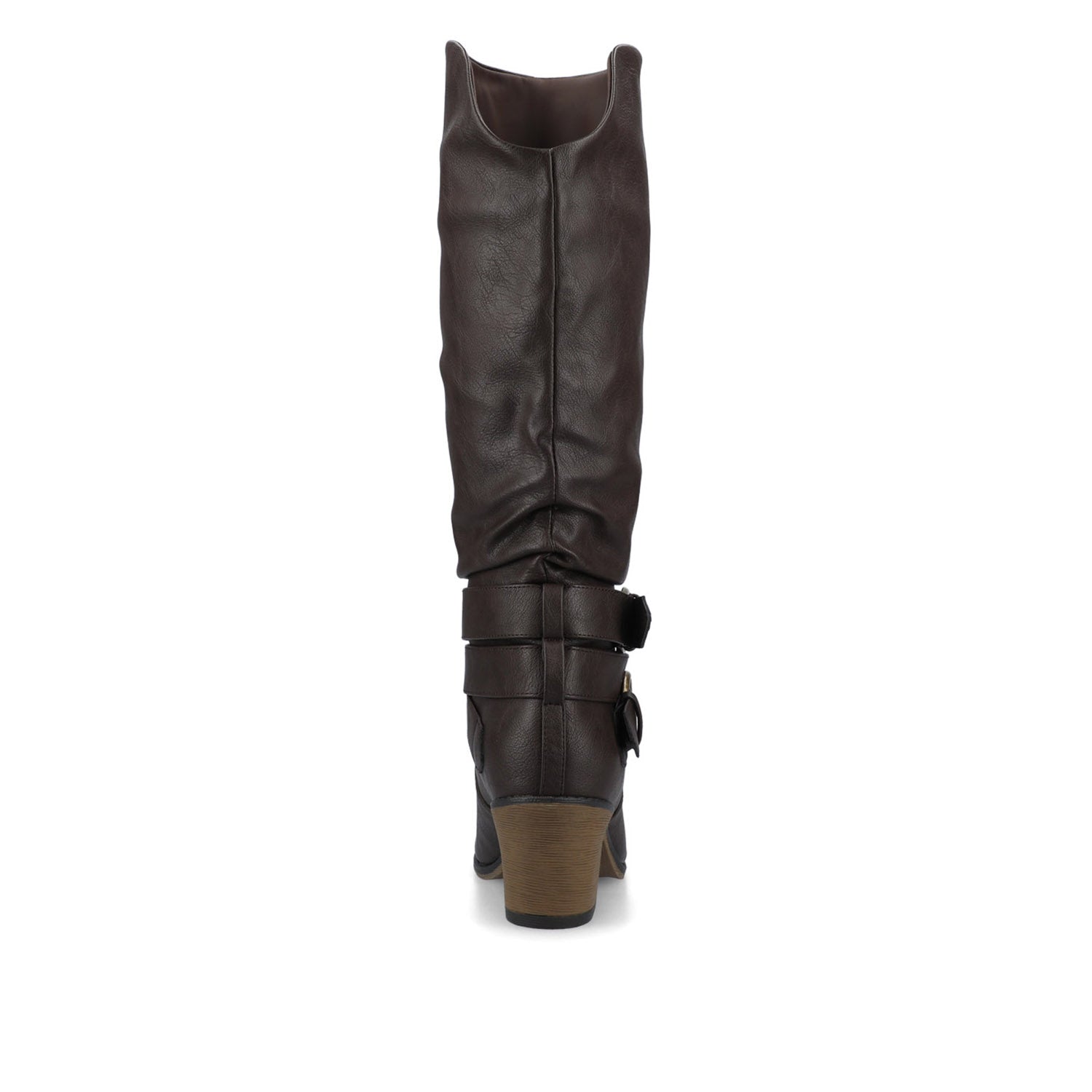 LATE KNEE-HIGH WESTERN BOOTS IN VEGAN LEATHER