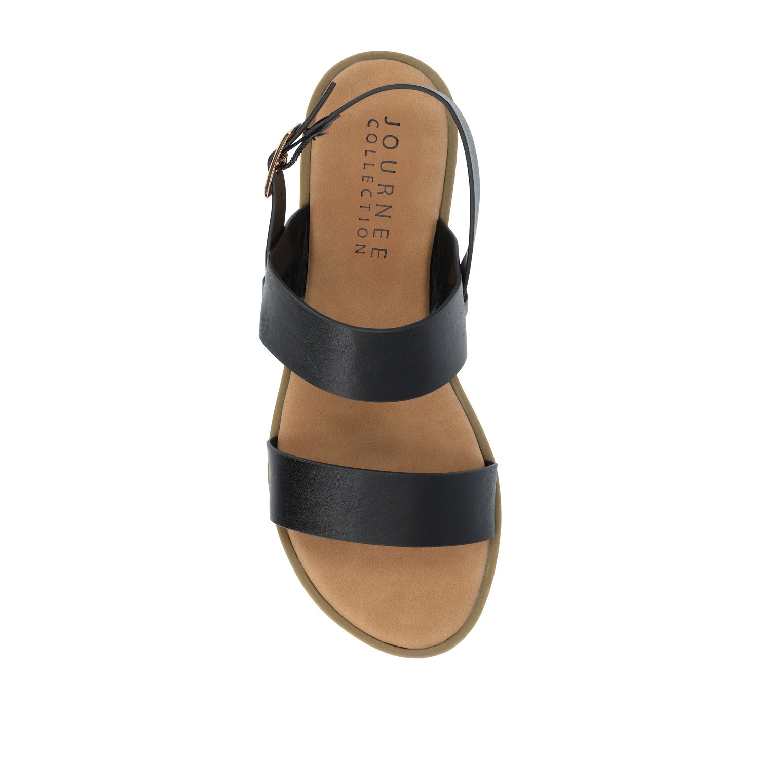 LAVINE MULTI STRAP SANDALS IN WIDE - Black