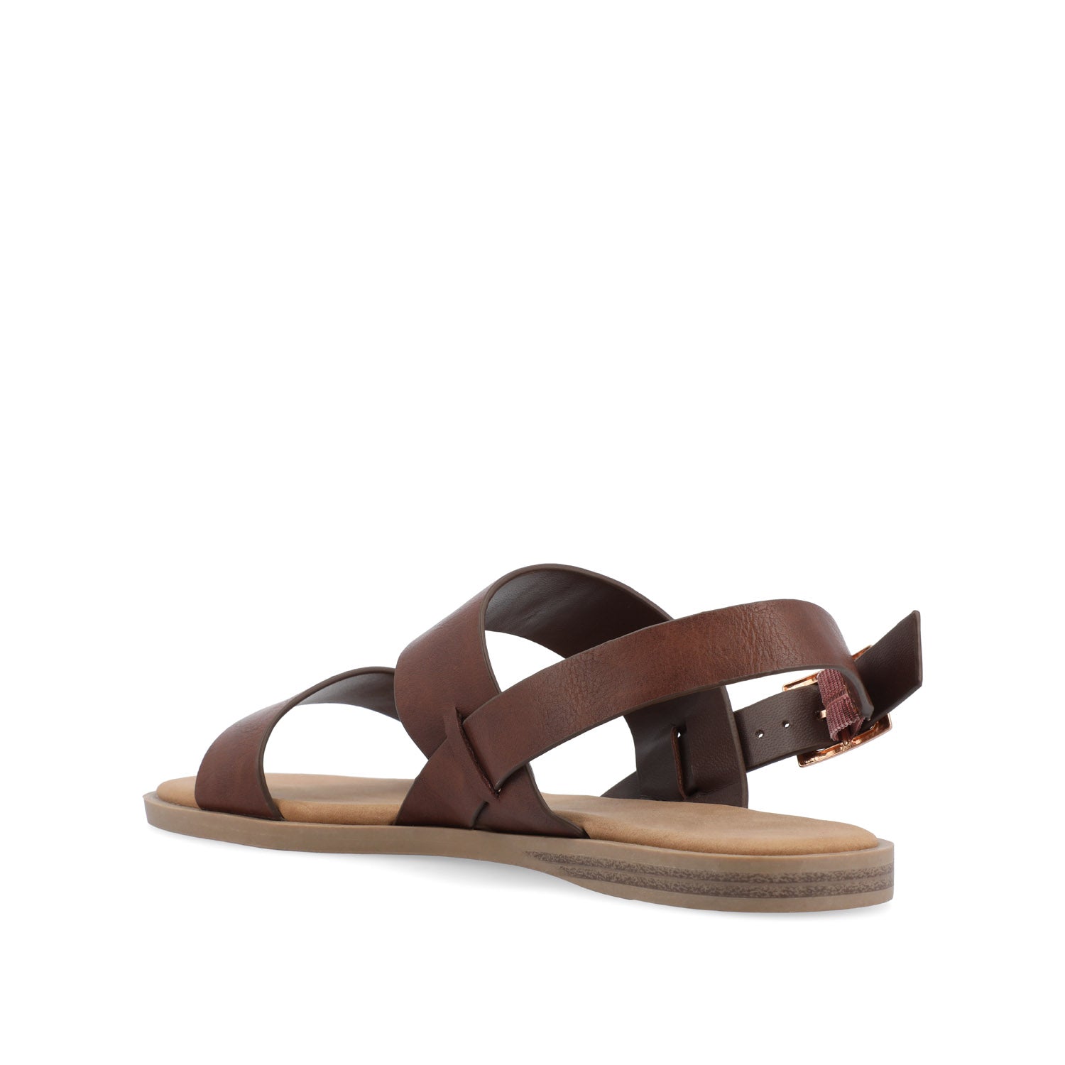 LAVINE STATEMENT MULTI STRAP SANDALS IN WIDE - Brown