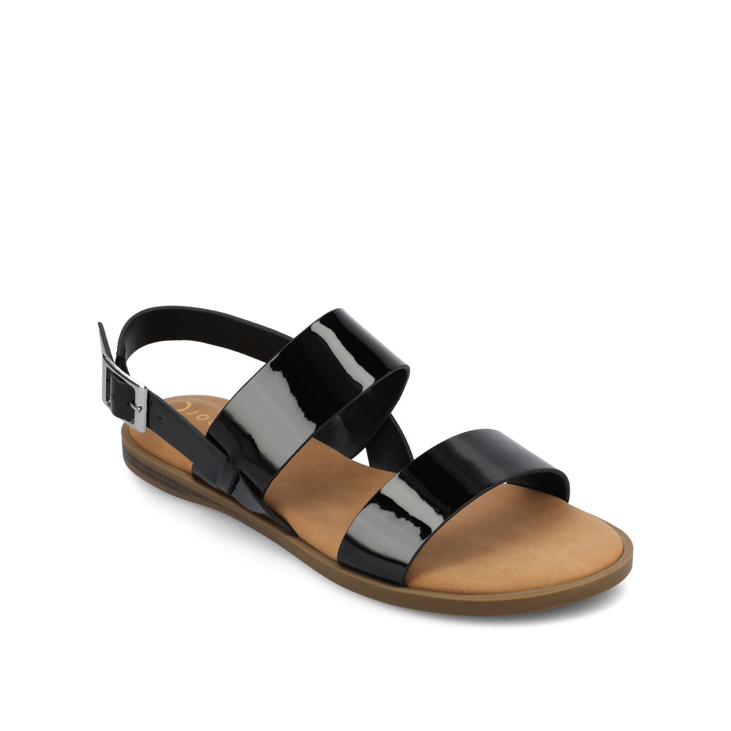 LAVINE MULTI STRAP SANDALS NEW - Black Patent