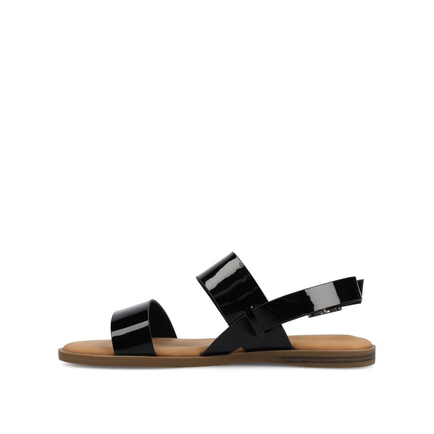 LAVINE MULTI STRAP SANDALS NEW WIDE - Black Patent