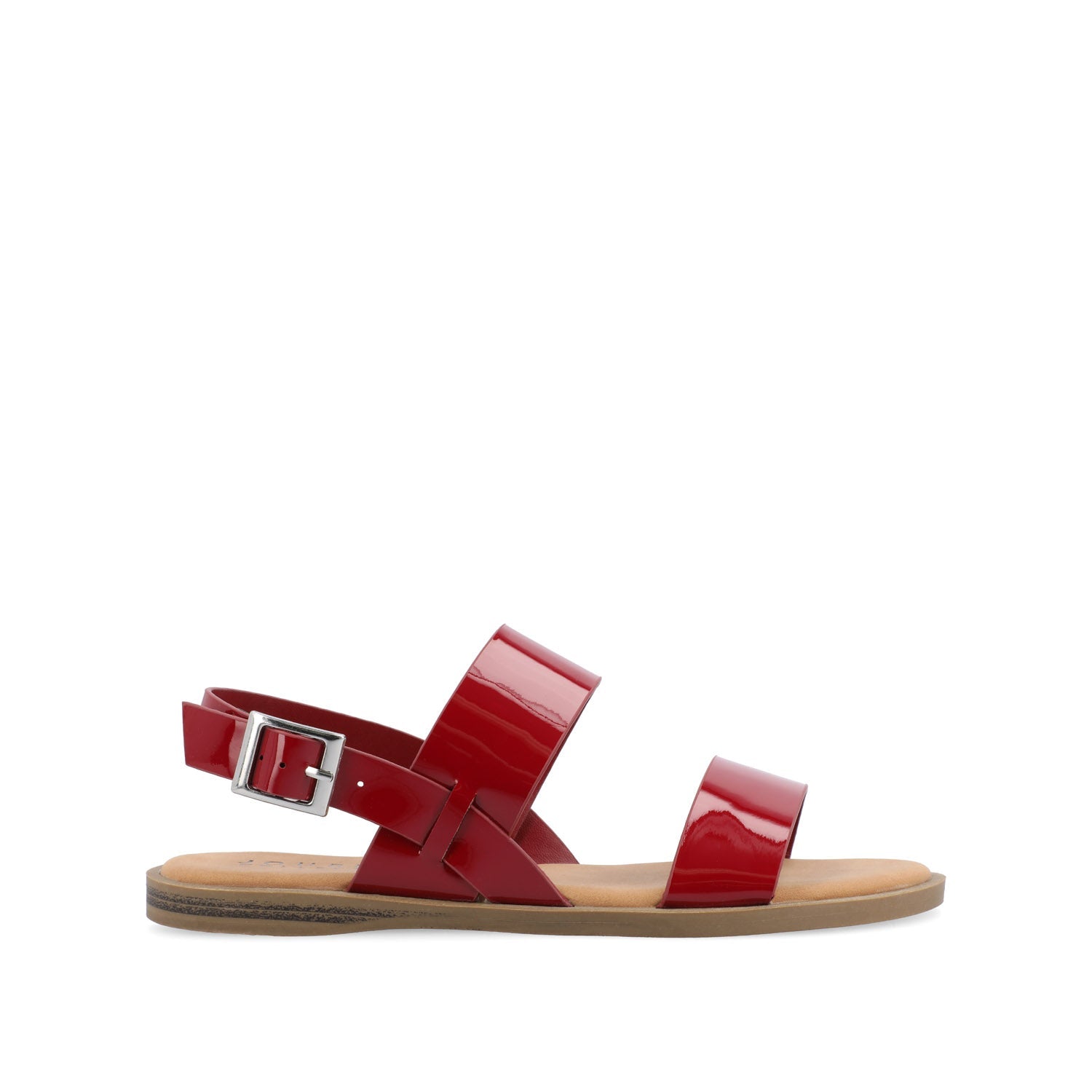 LAVINE STATEMENT MULTI STRAP SANDALS IN WIDE - Red